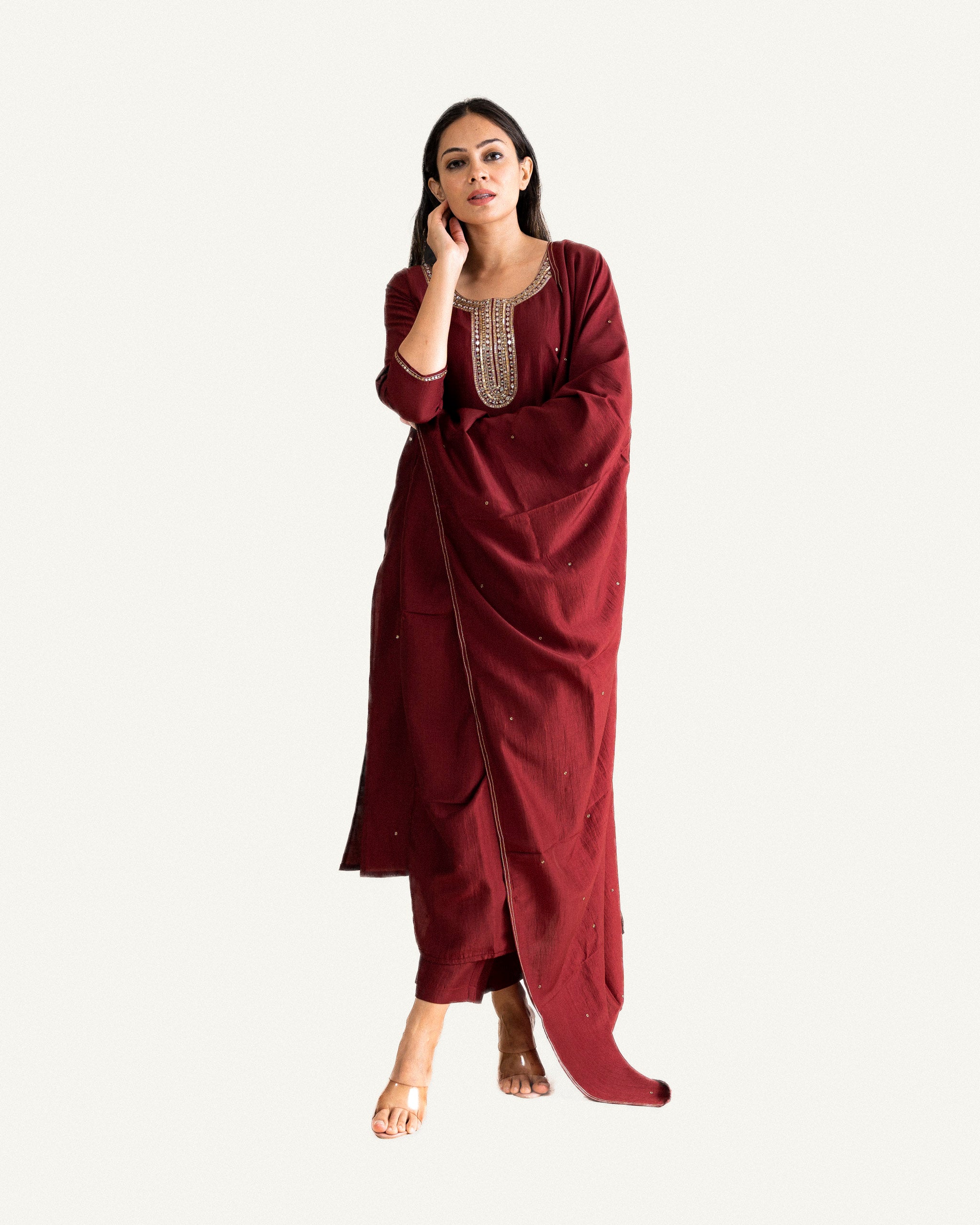 jhelum β kurta, pants & dupatta