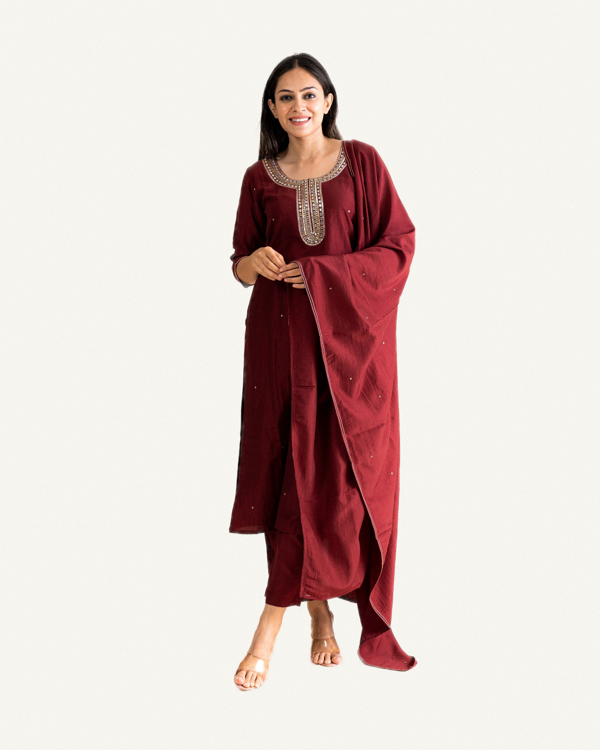 jhelum β kurta, pants & dupatta