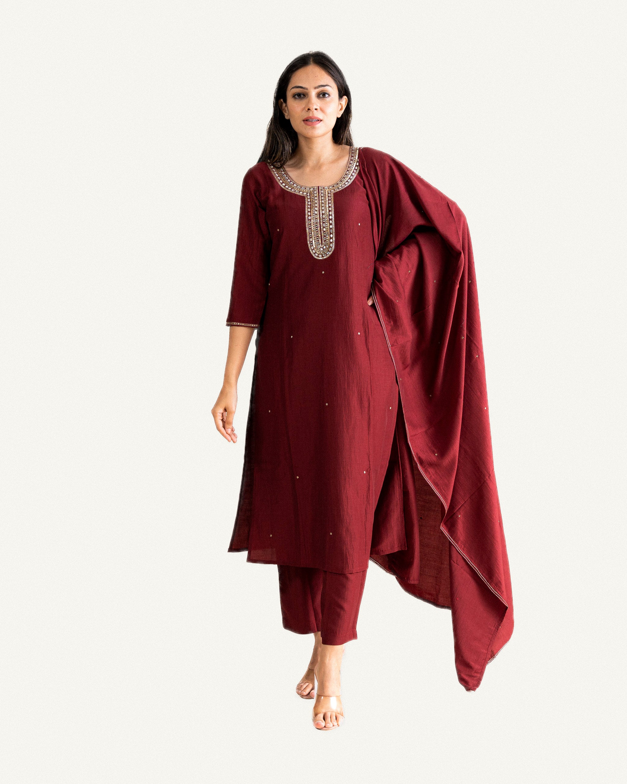 jhelum β kurta, pants & dupatta