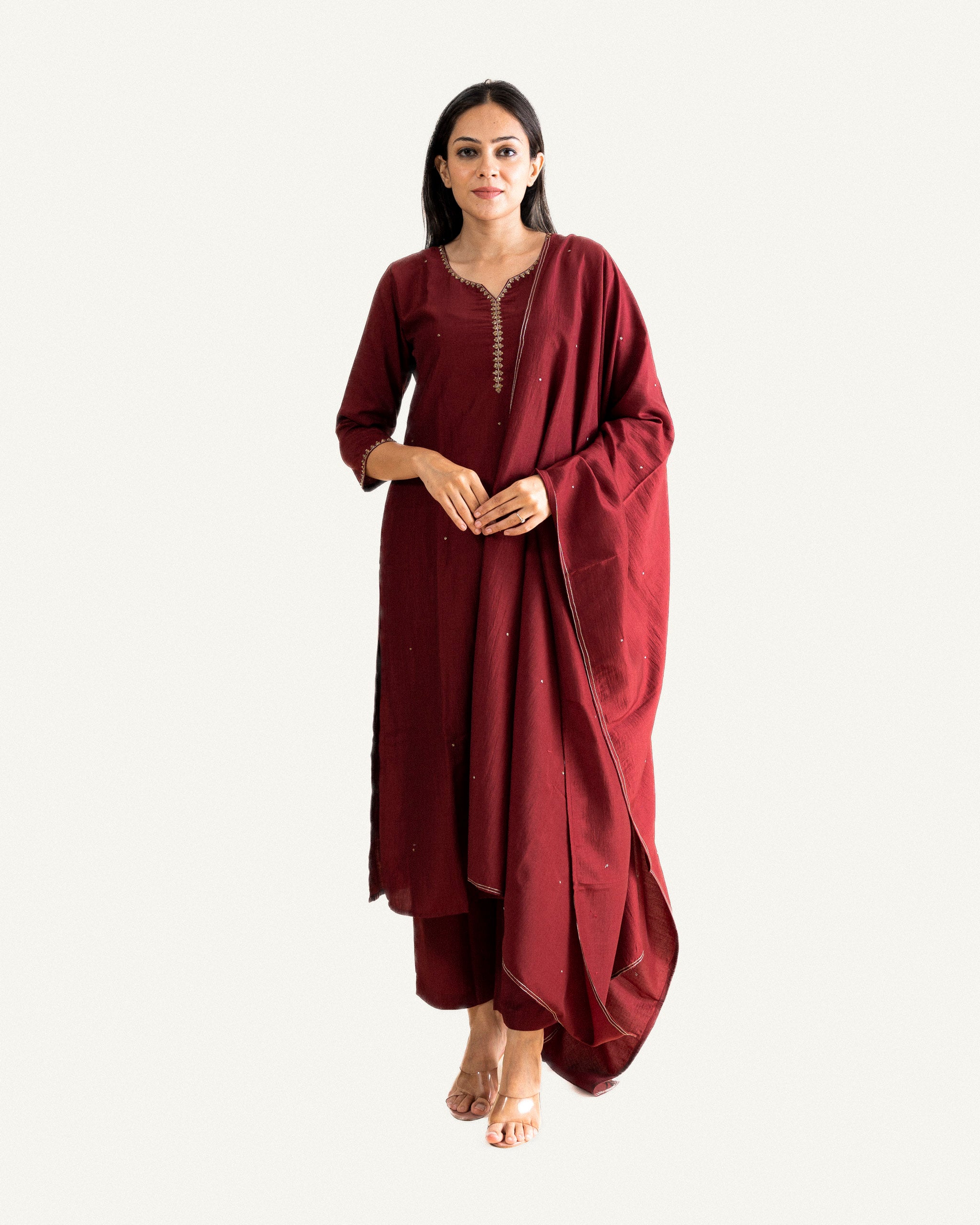 sukoon β kurta, pants & dupatta