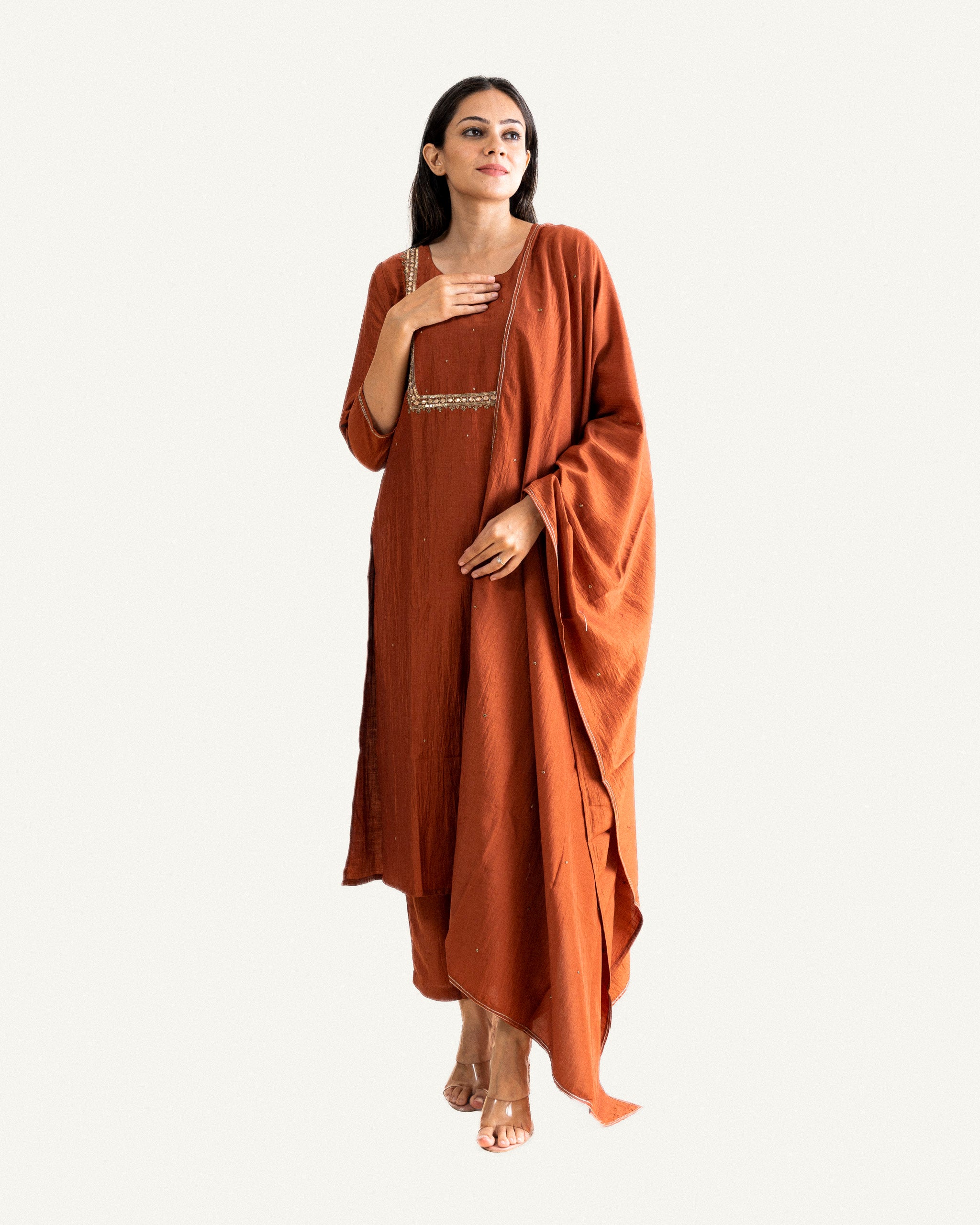 pakiza β kurta, pants & dupatta