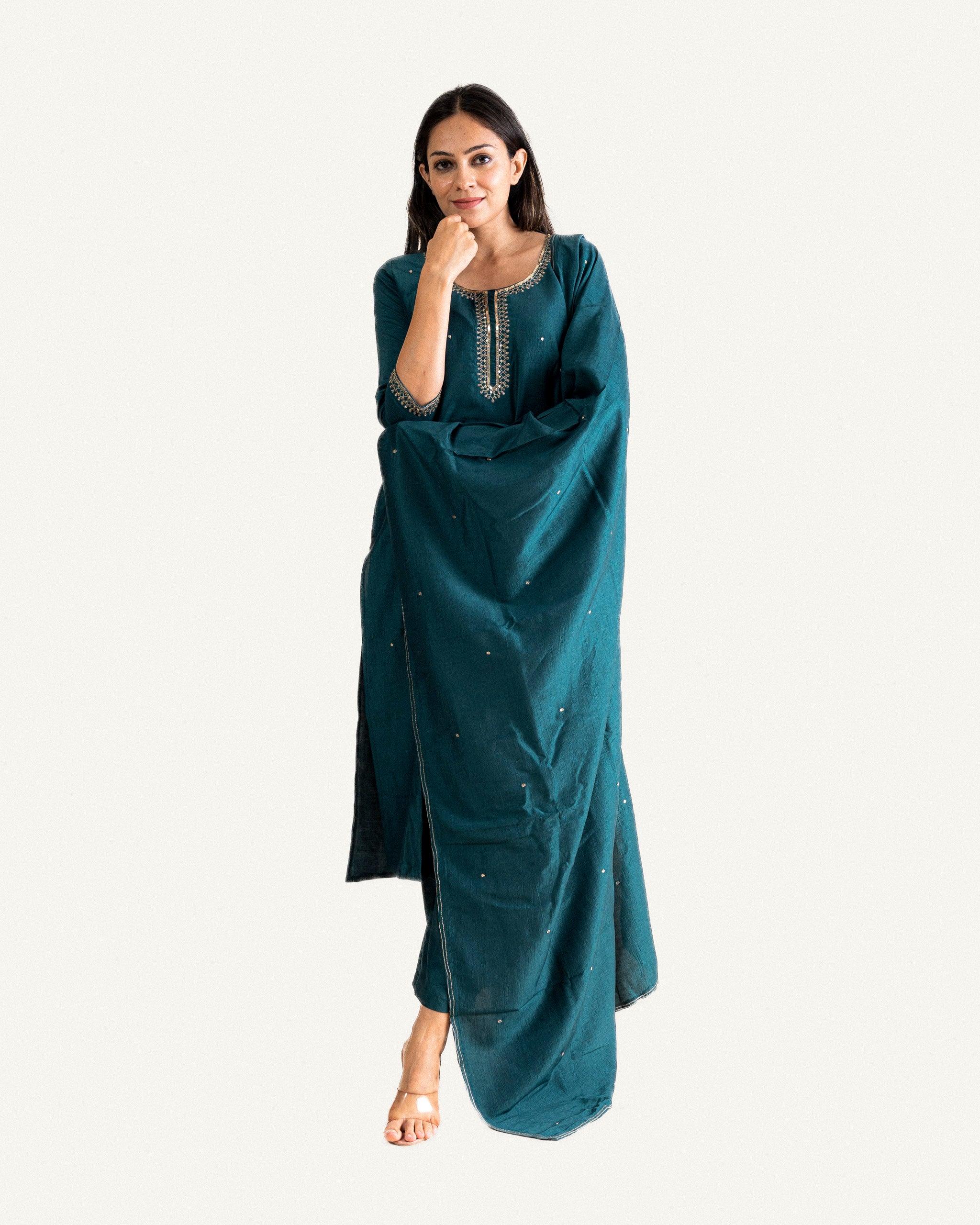 radha β kurta, pants & dupatta