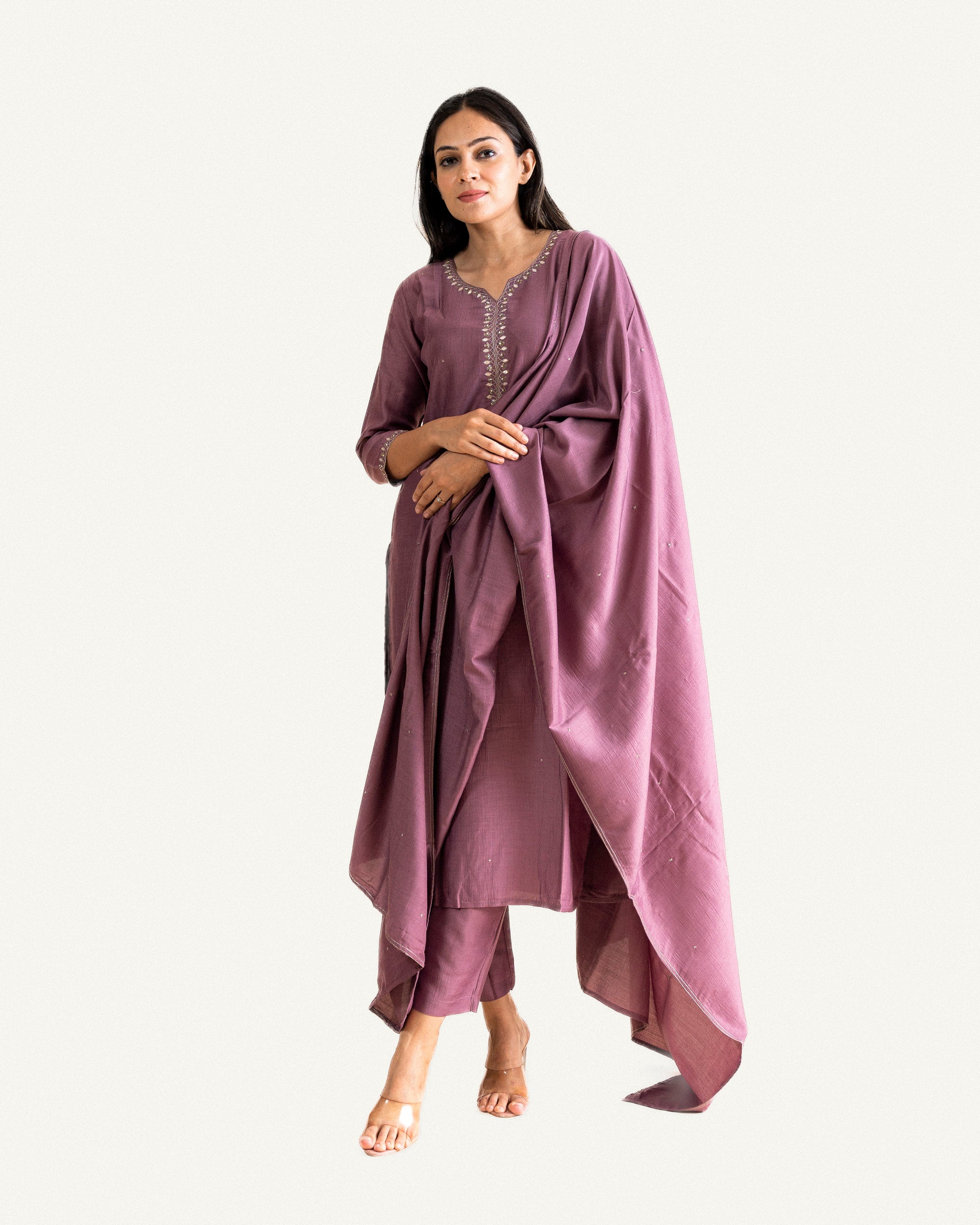 baani β kurta, pants & dupatta