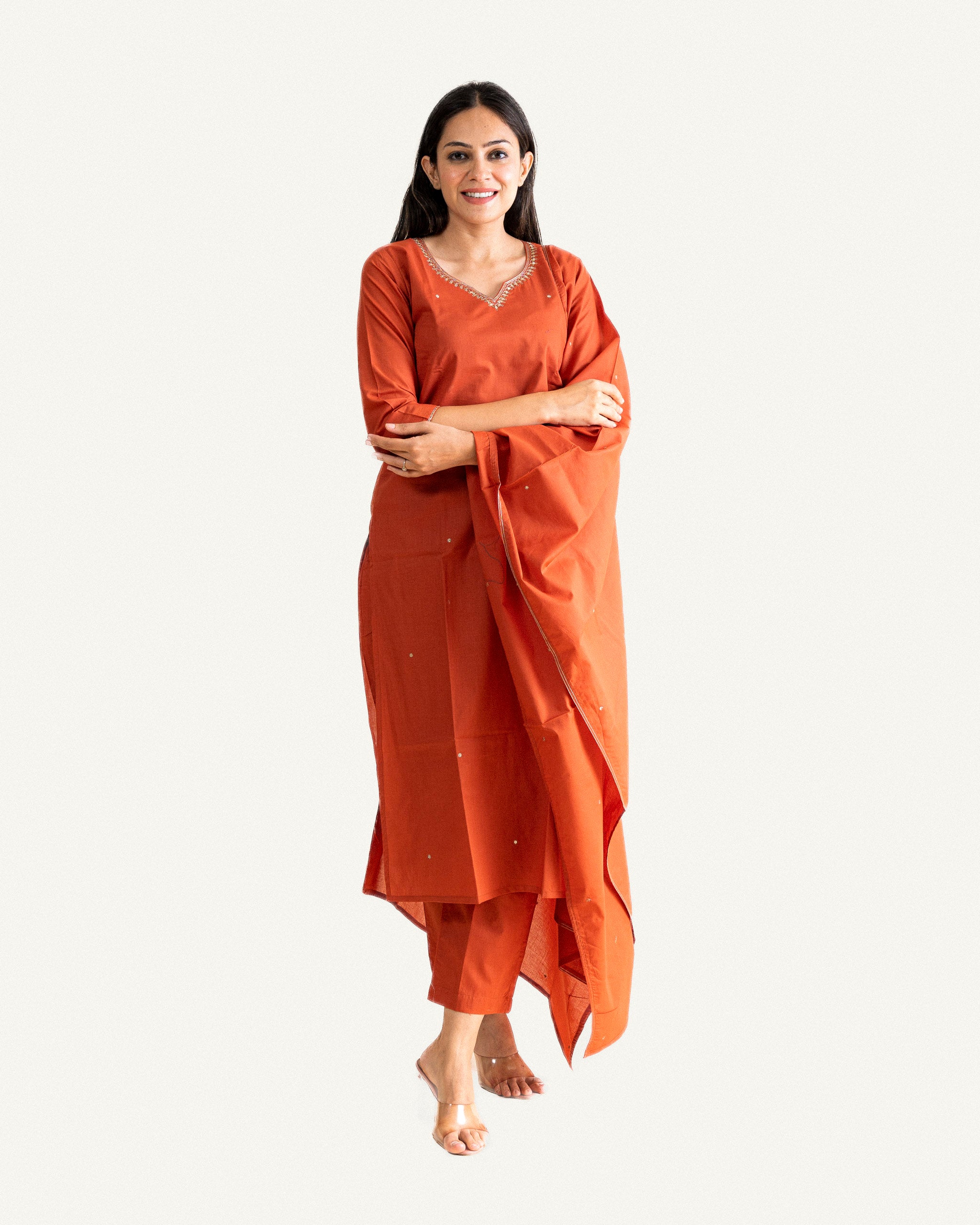 kasturi β kurta, pants & dupatta