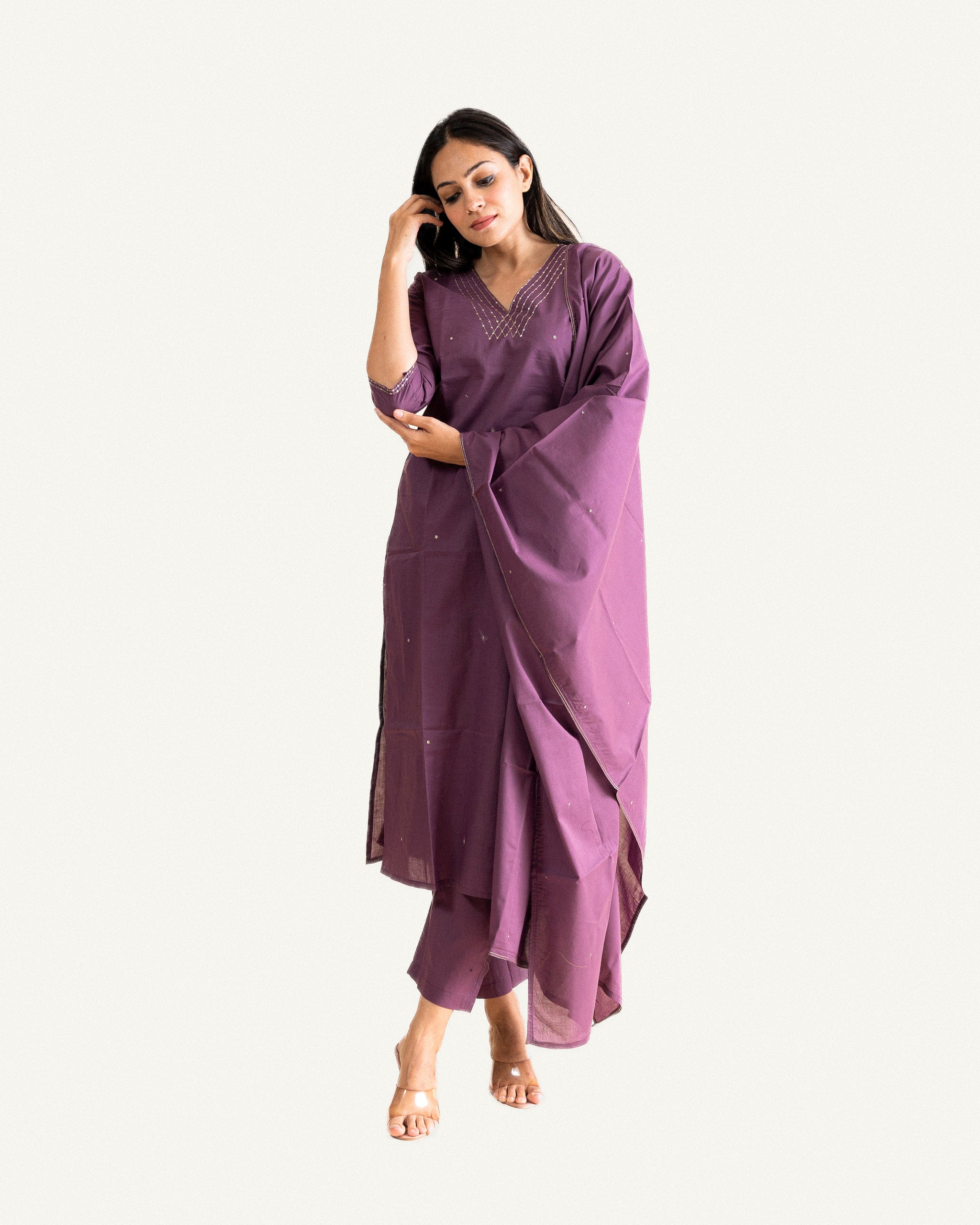 zarin β kurta, pants & dupatta