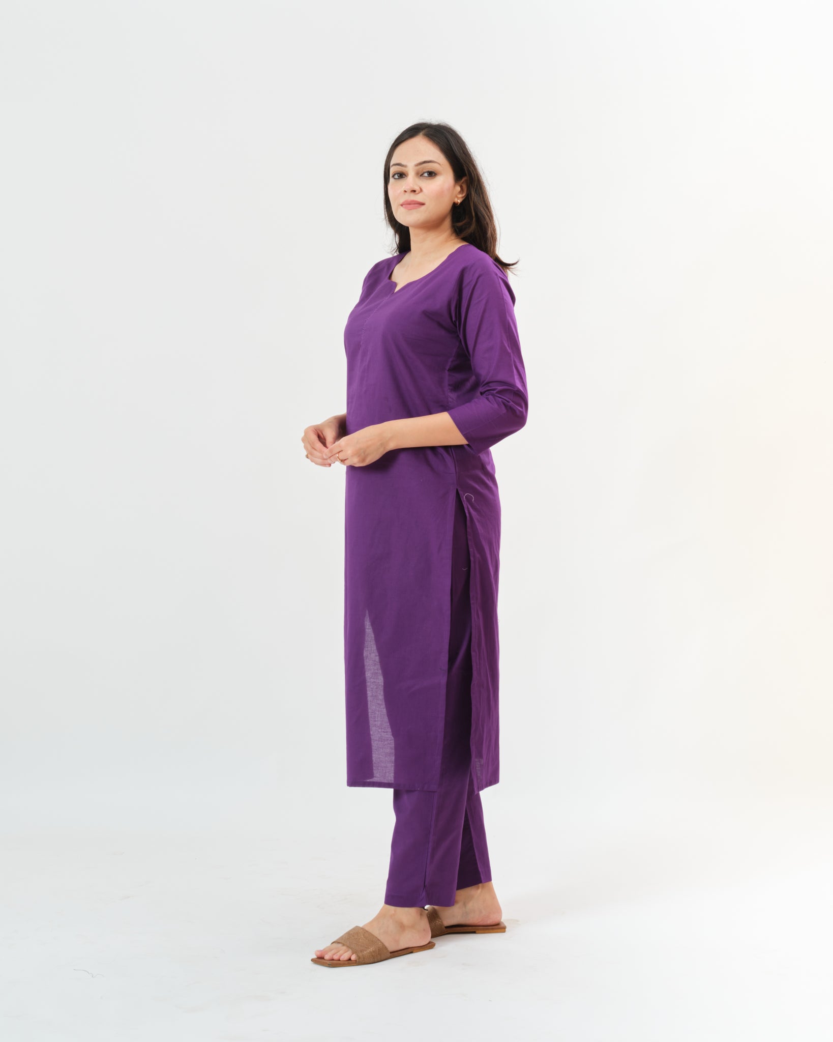 lilac β kurta & pants