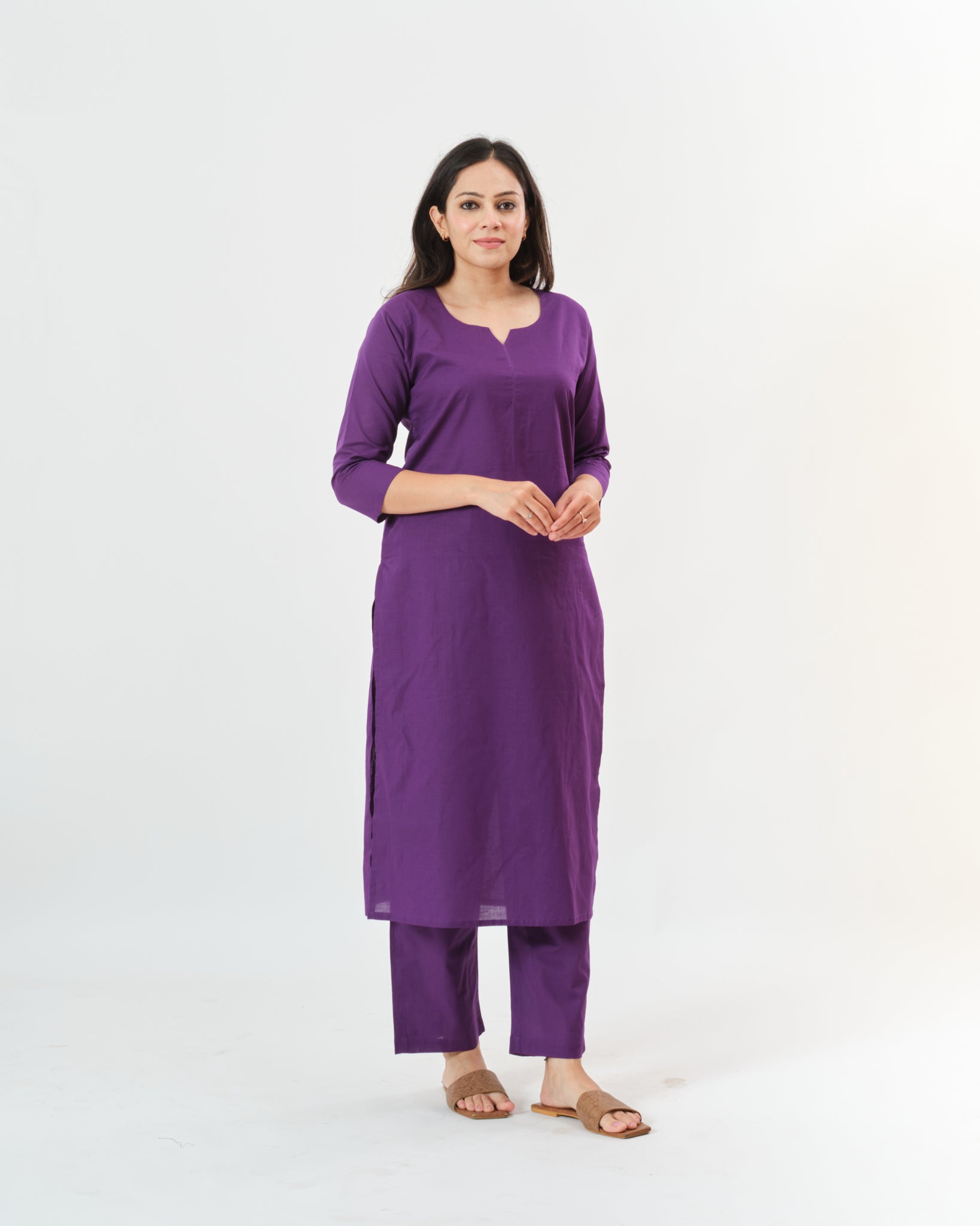 lilac β kurta & pants