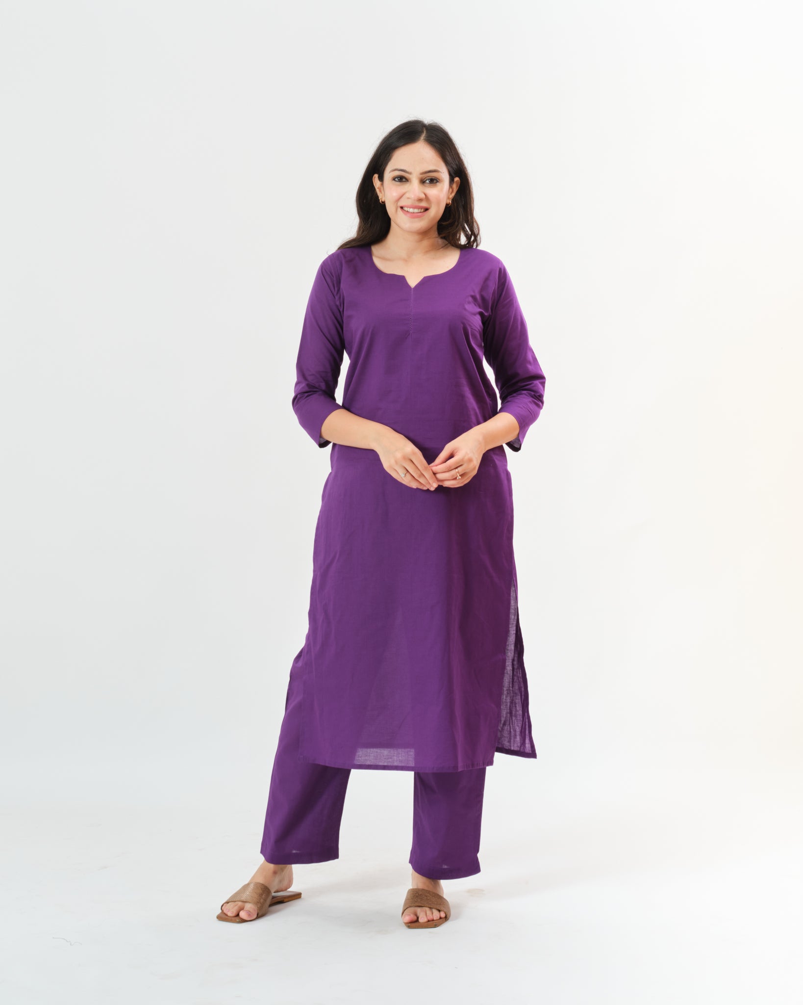 lilac β kurta & pants