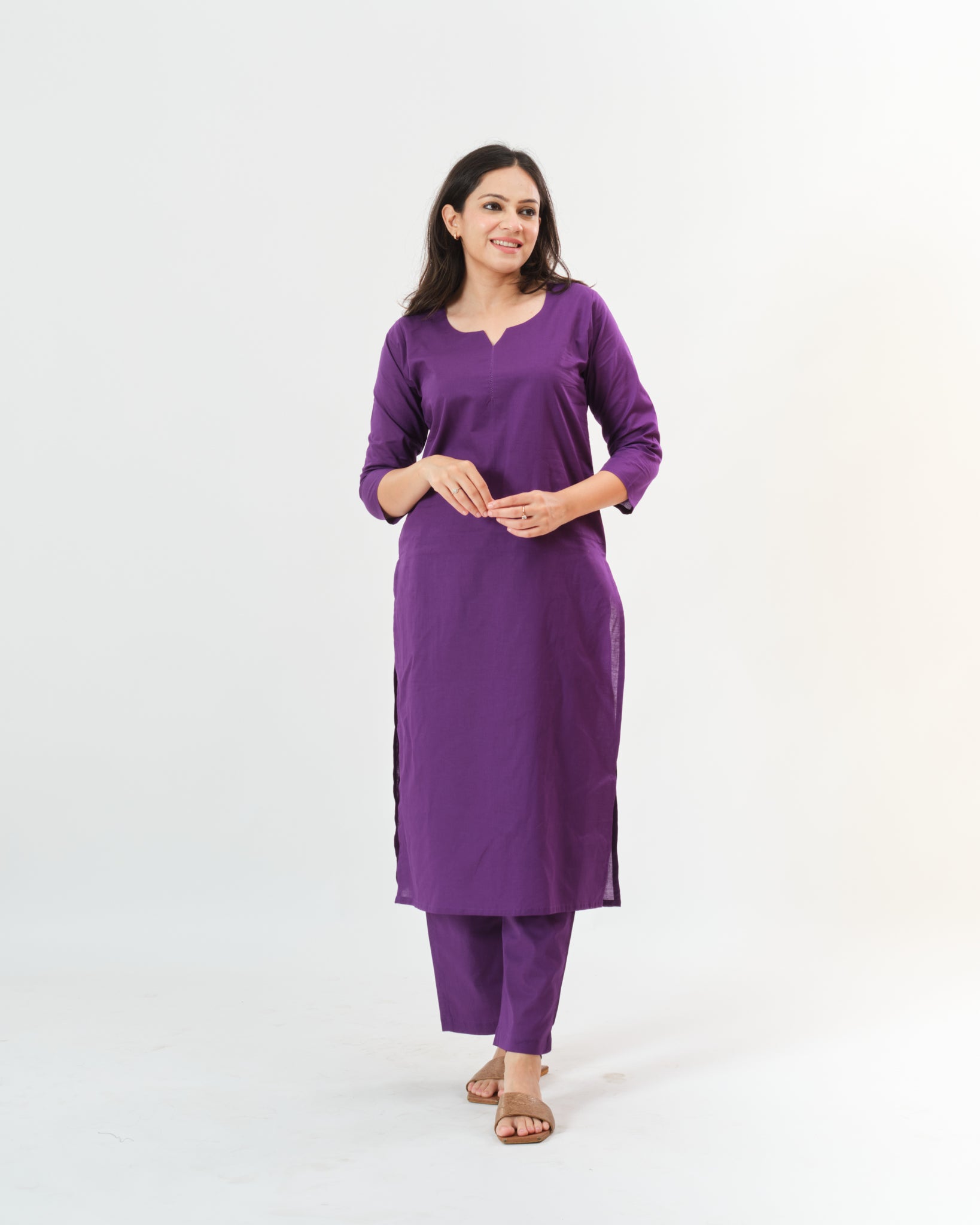 lilac β kurta & pants