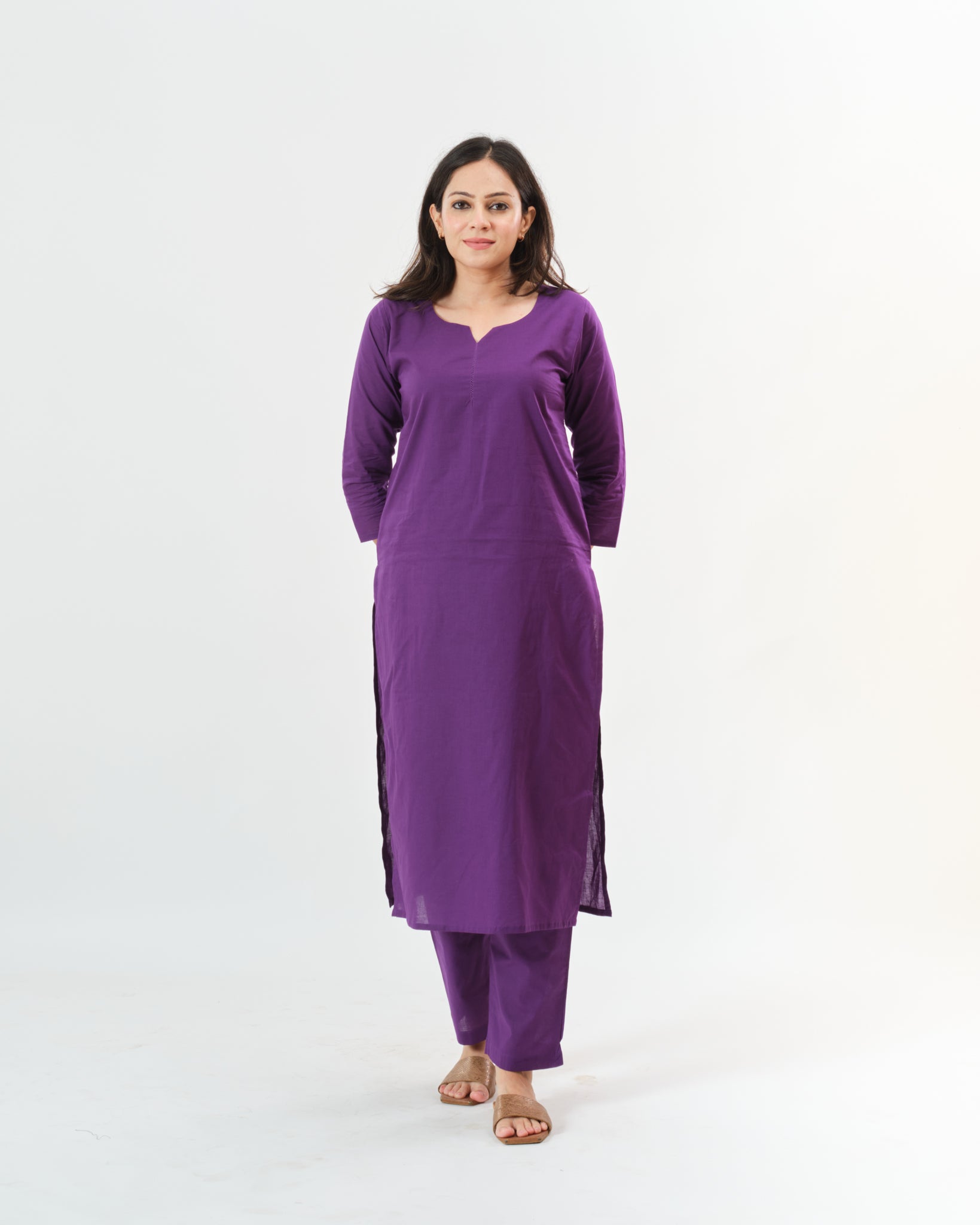 lilac β kurta & pants