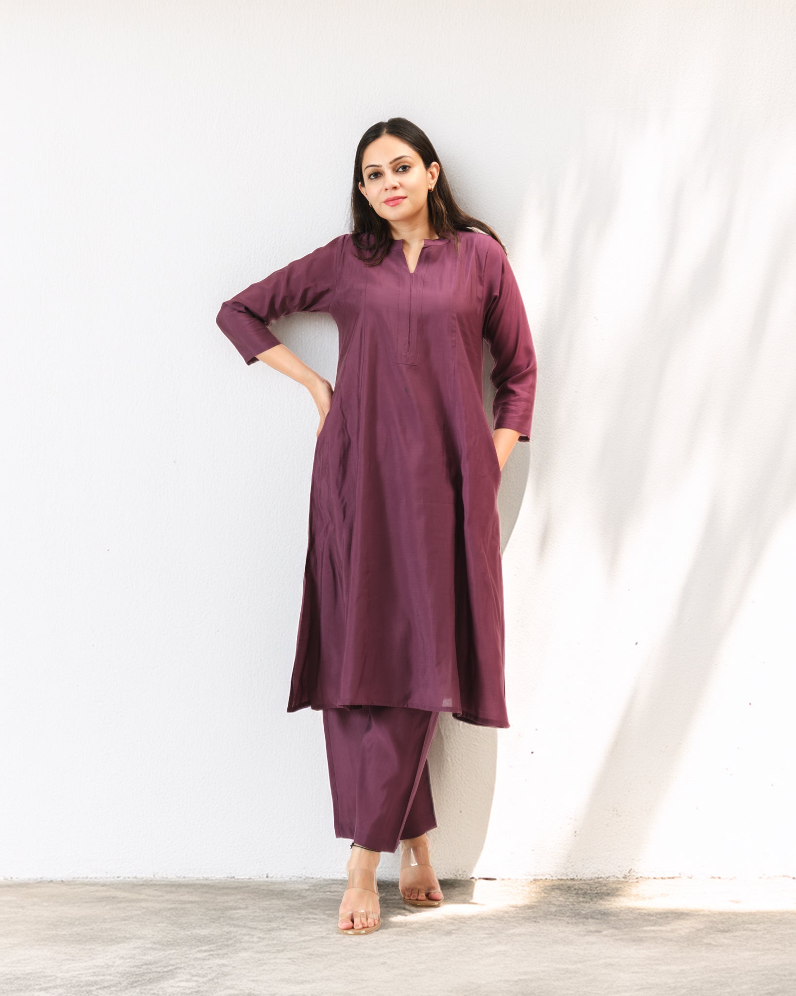 mehroon — kurta & pants