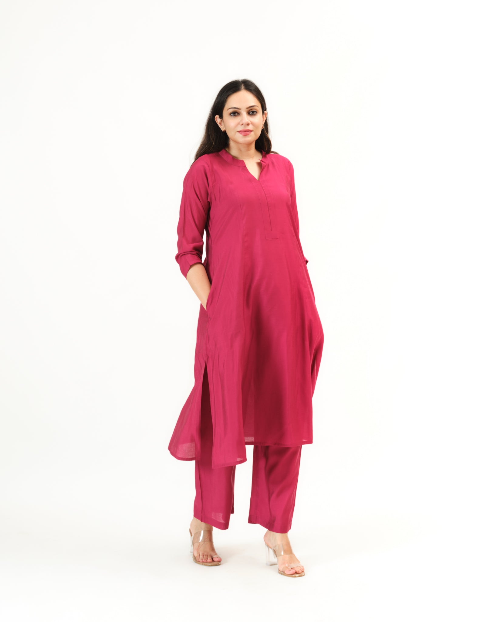 berry — kurta & pants