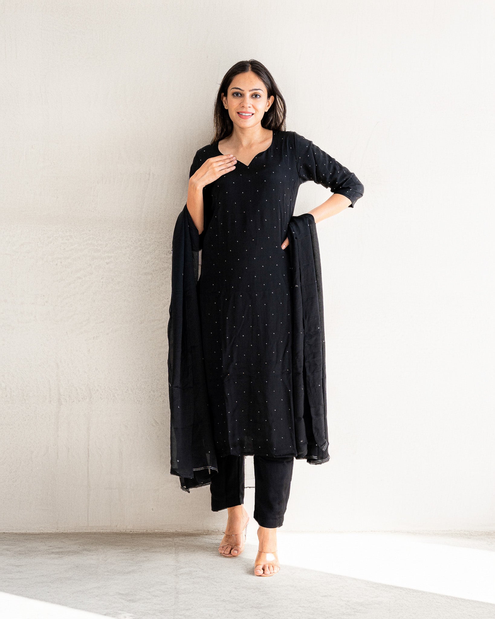 malang β kurta, pants & dupatta