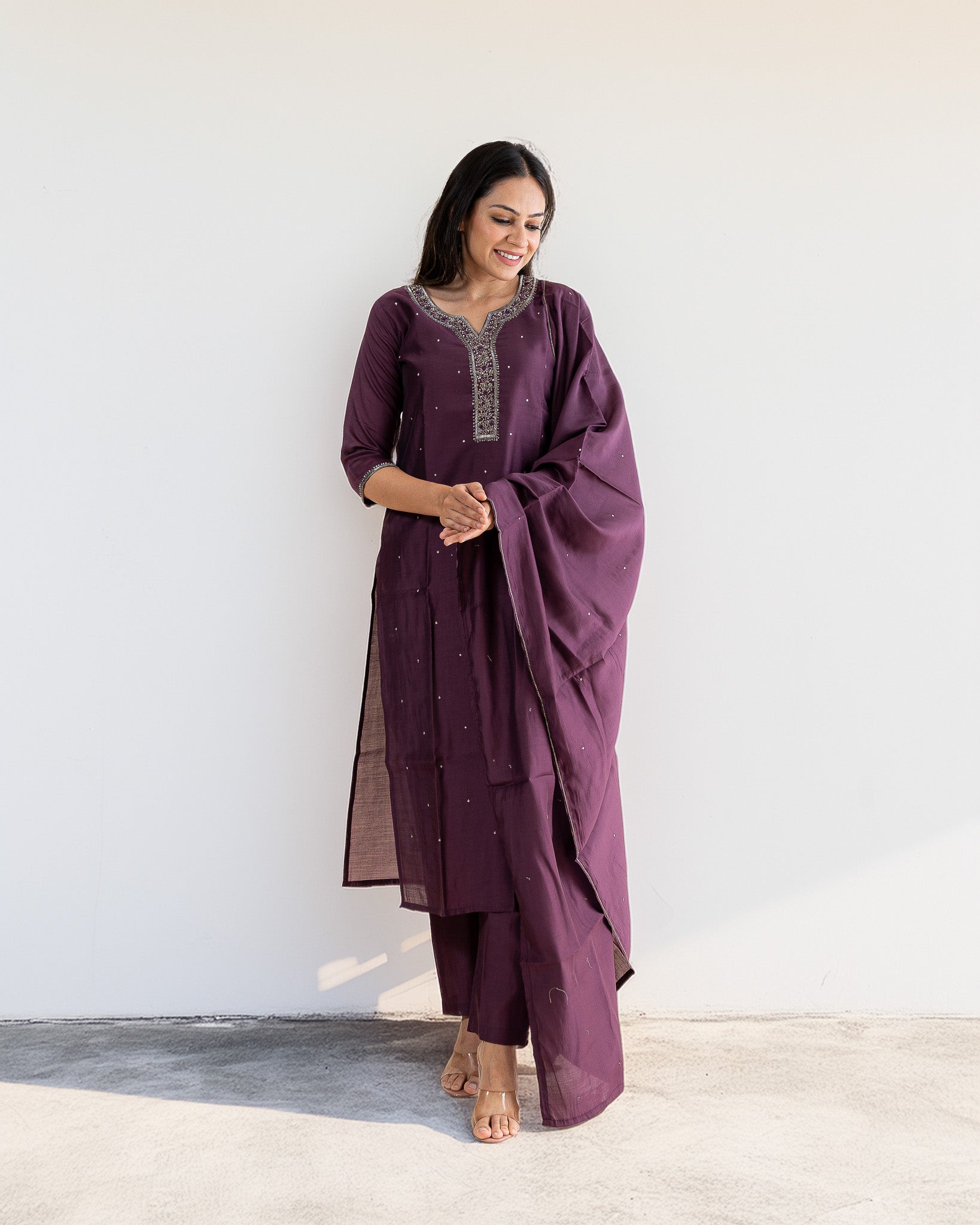 ira β kurta, pants & dupatta