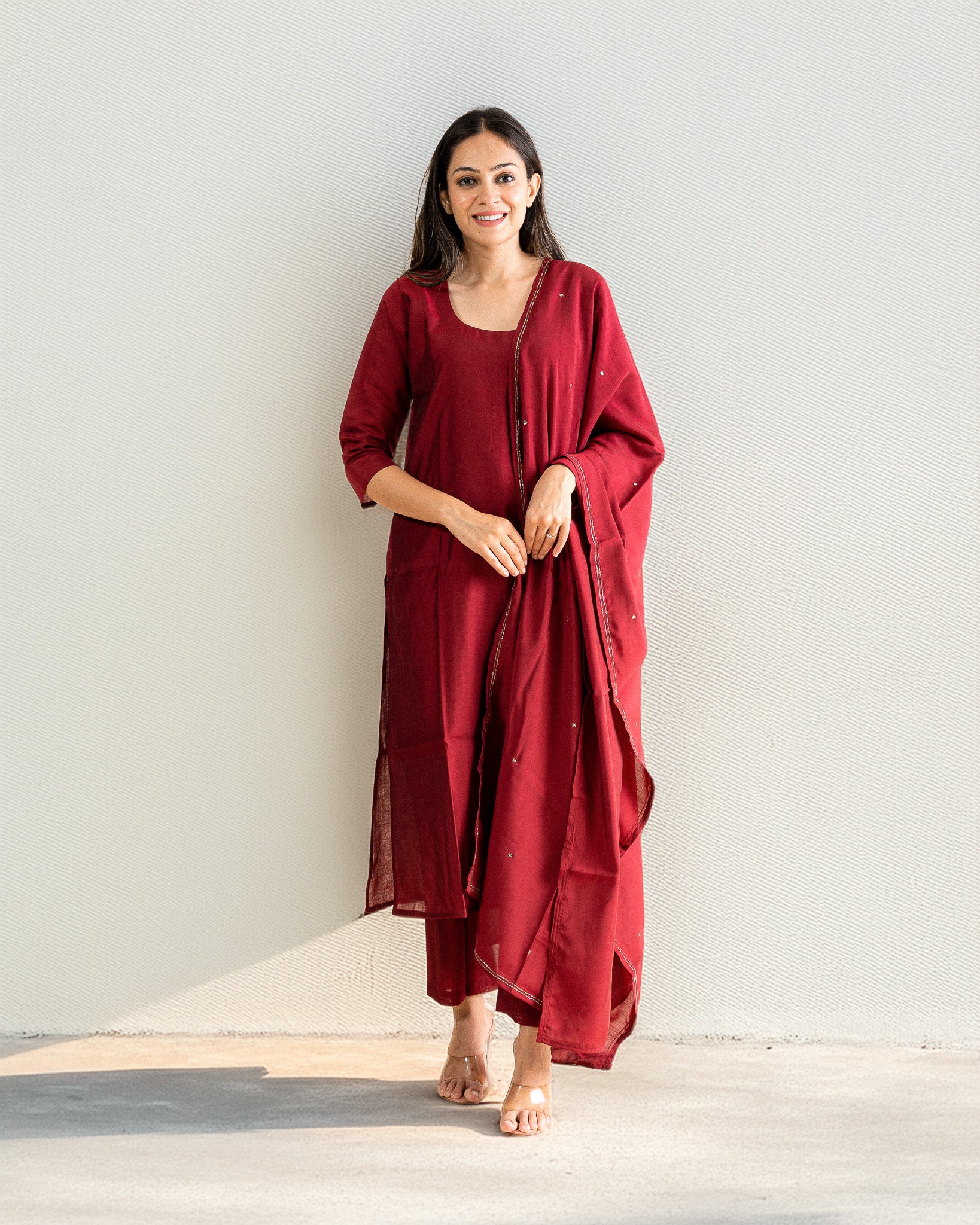 saanvi β kurta, pants & dupatta