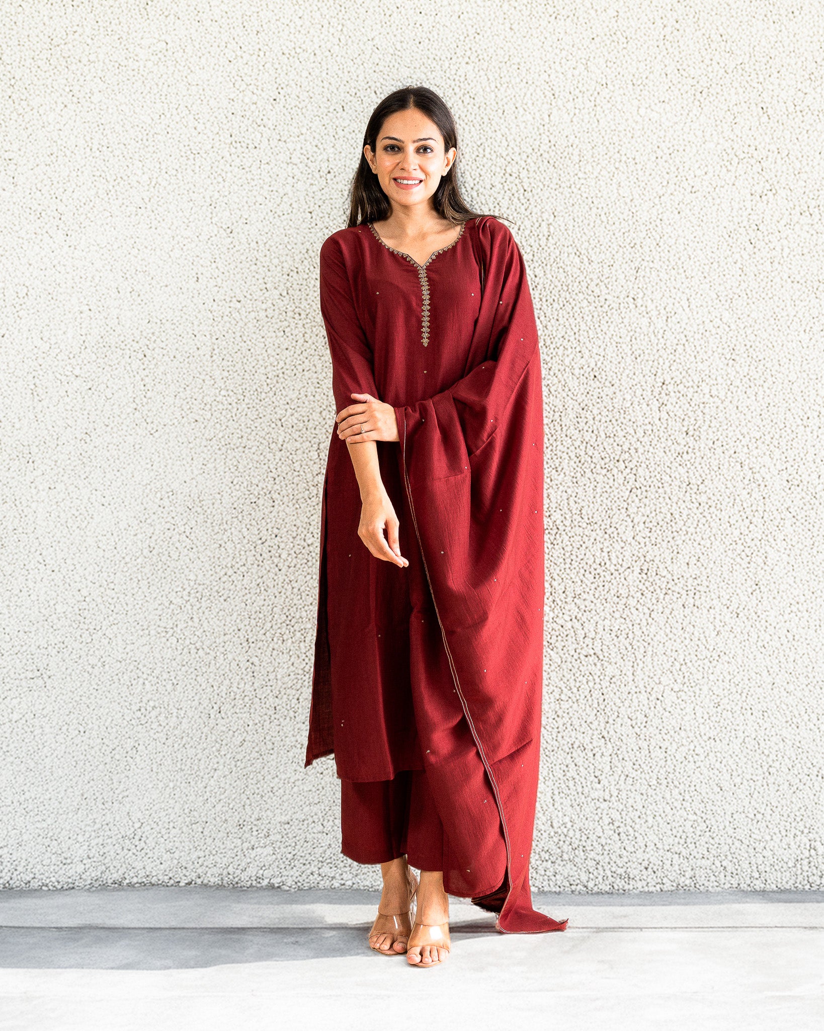 sukoon β kurta, pants & dupatta