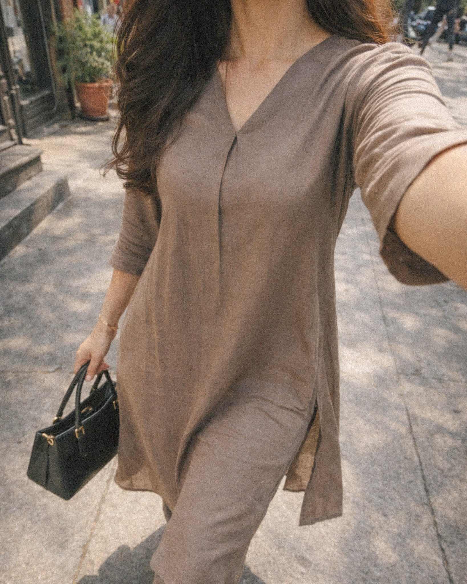 khakhi — kurta & pants