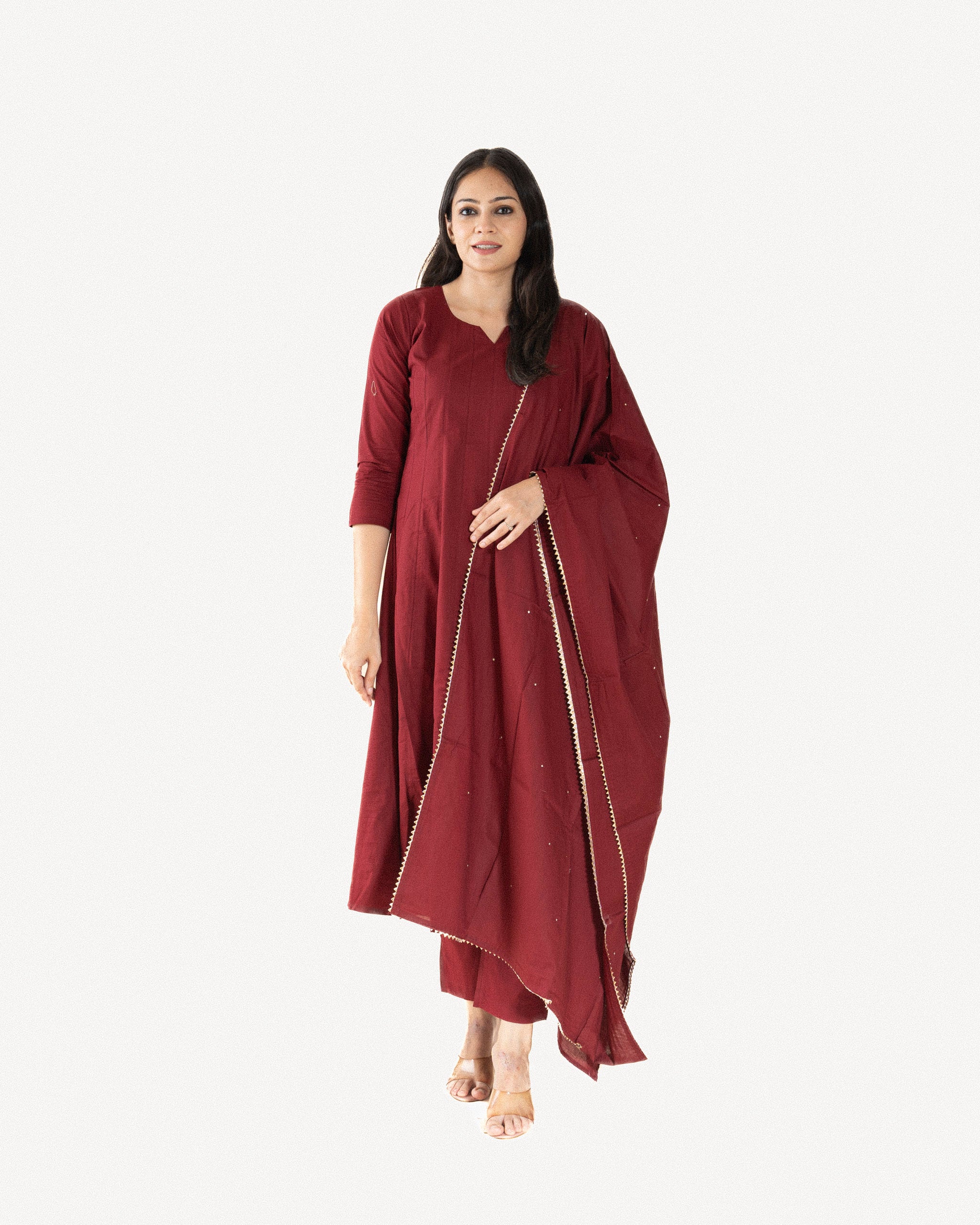 Kesariya • Kurta, Pants & Dupatta