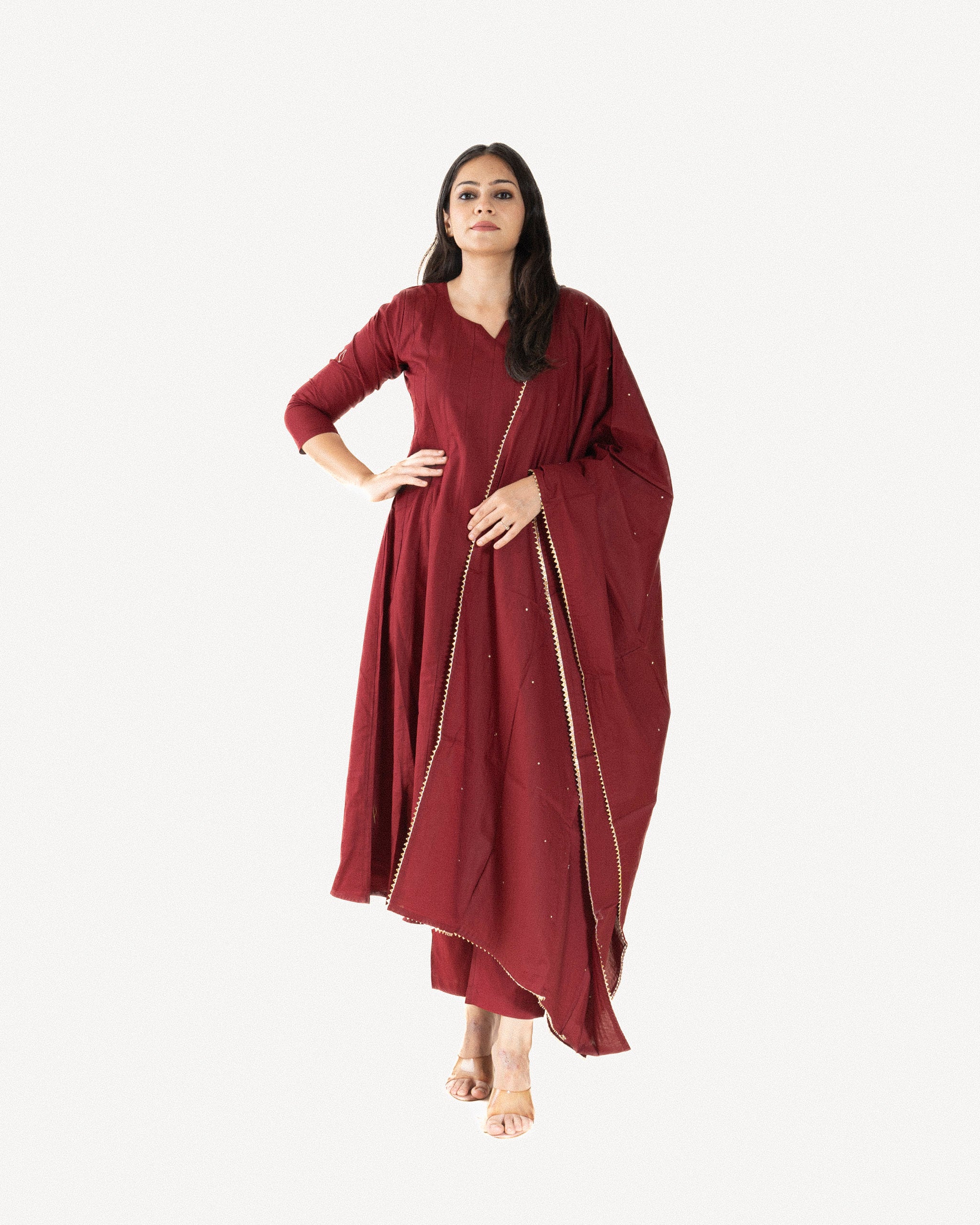 Kesariya • Kurta, Pants & Dupatta