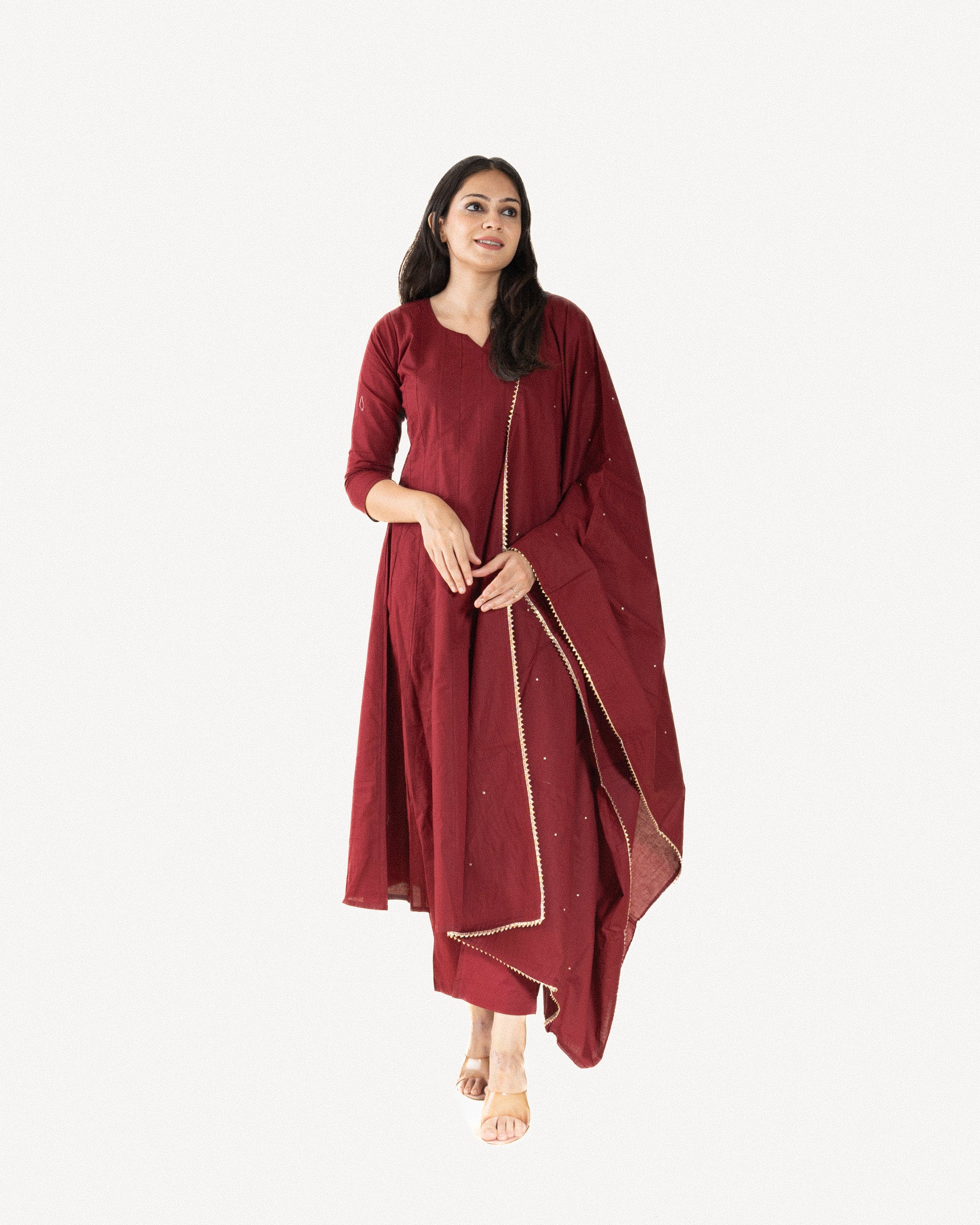 Kesariya • Kurta, Pants & Dupatta