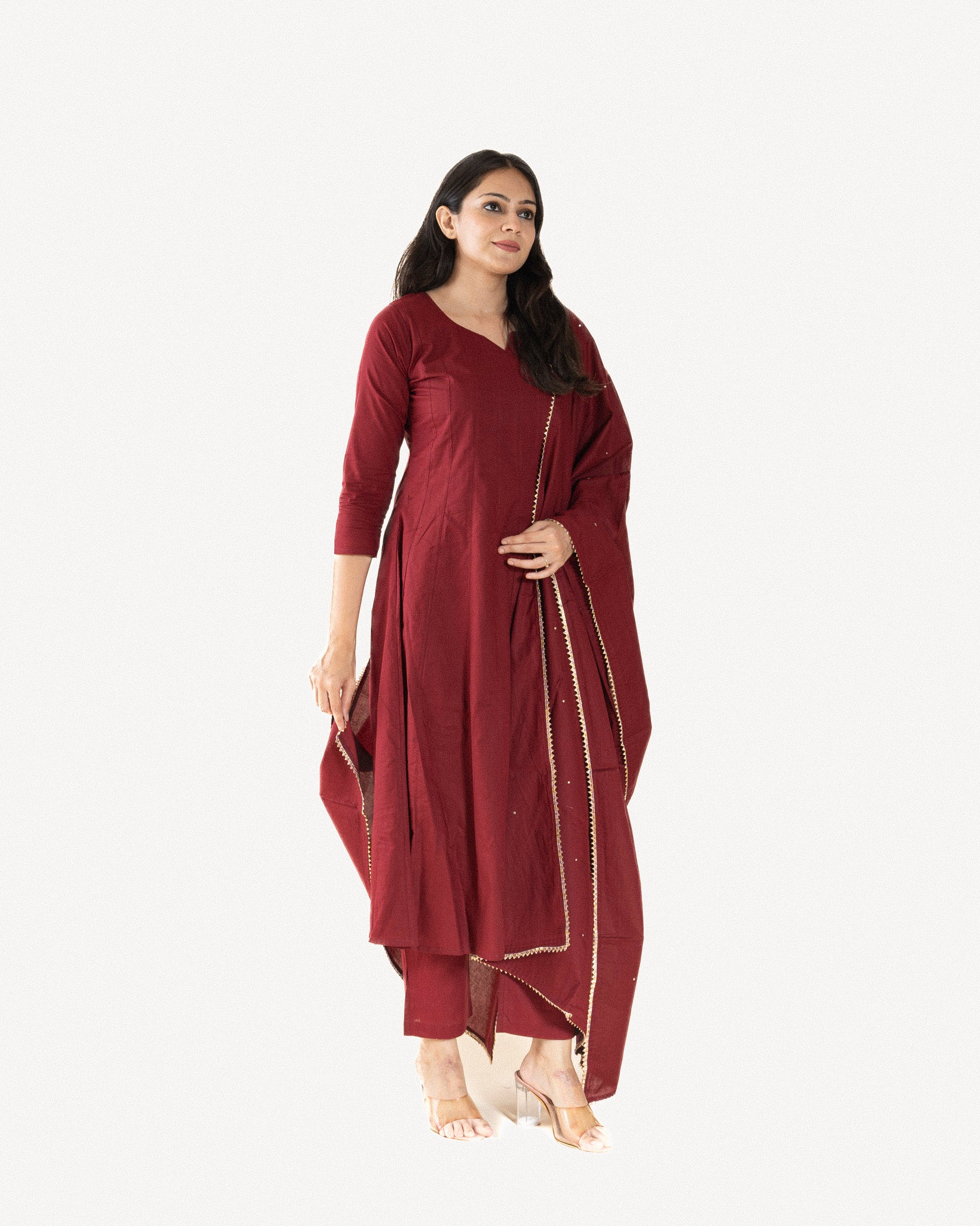 Kesariya • Kurta, Pants & Dupatta