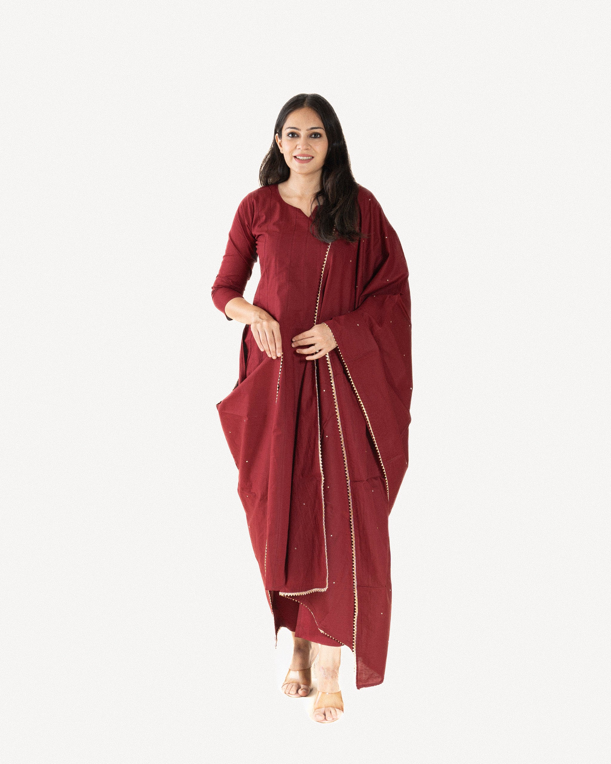 Kesariya • Kurta, Pants & Dupatta