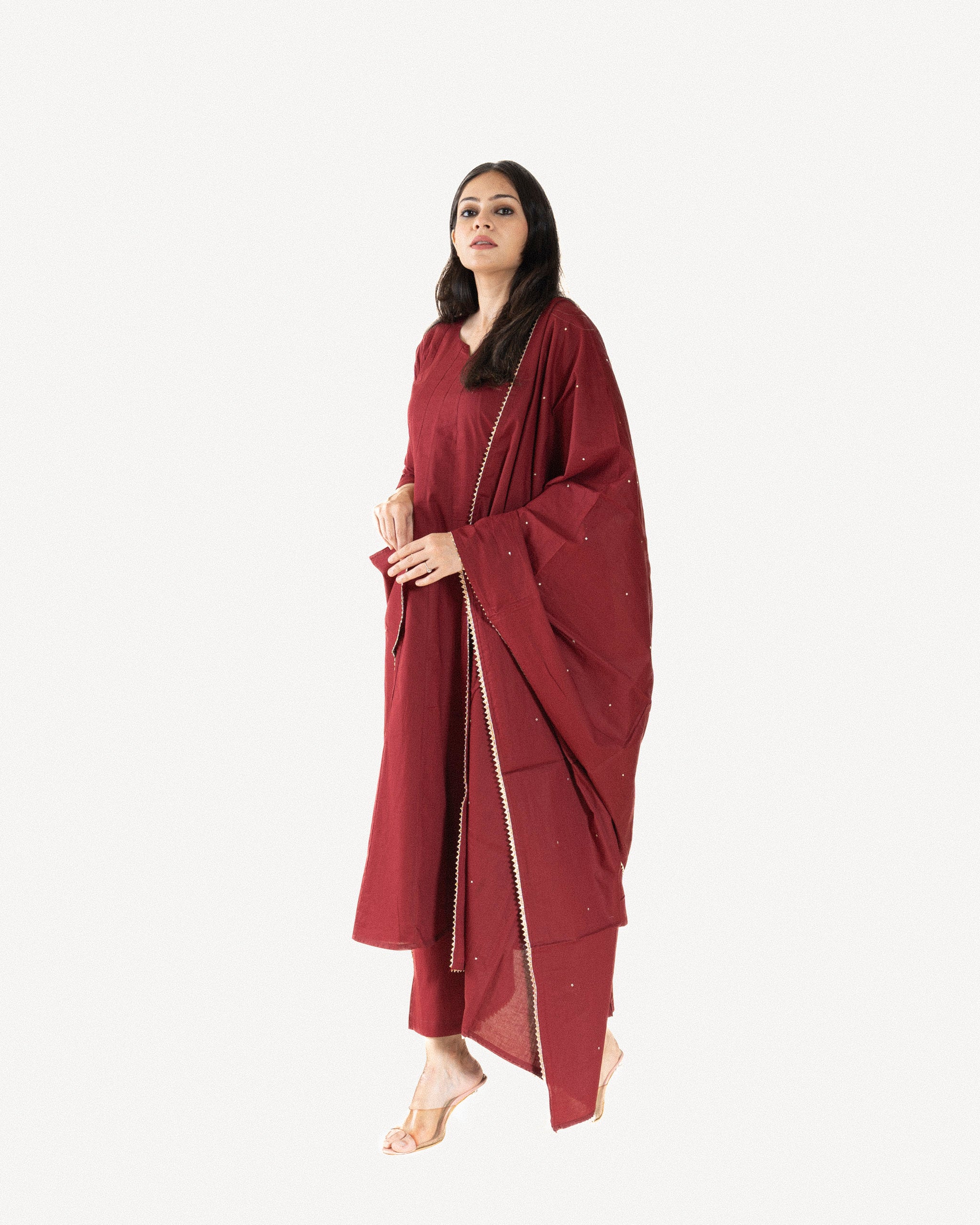 Kesariya • Kurta, Pants & Dupatta