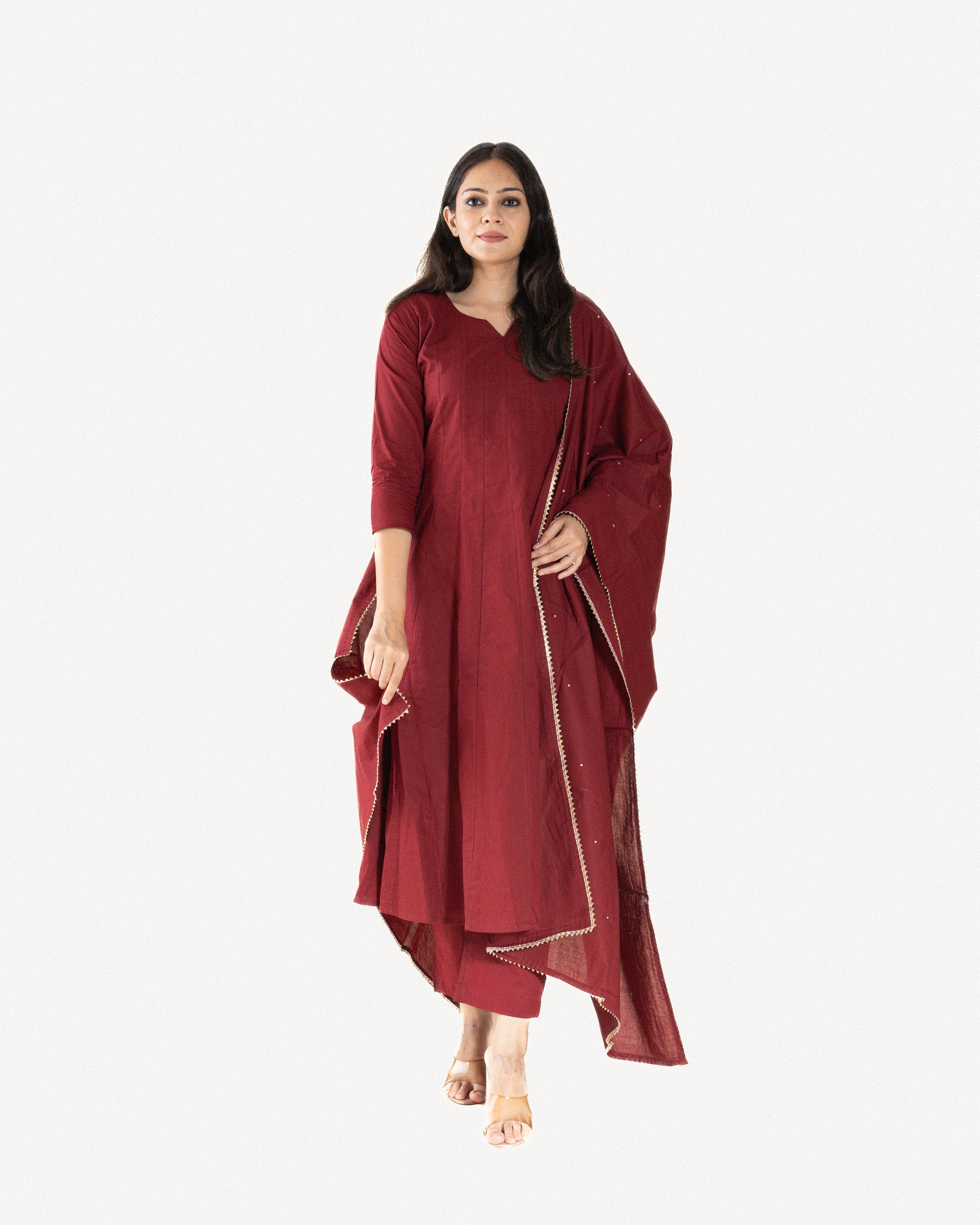 Kesariya • Kurta, Pants & Dupatta