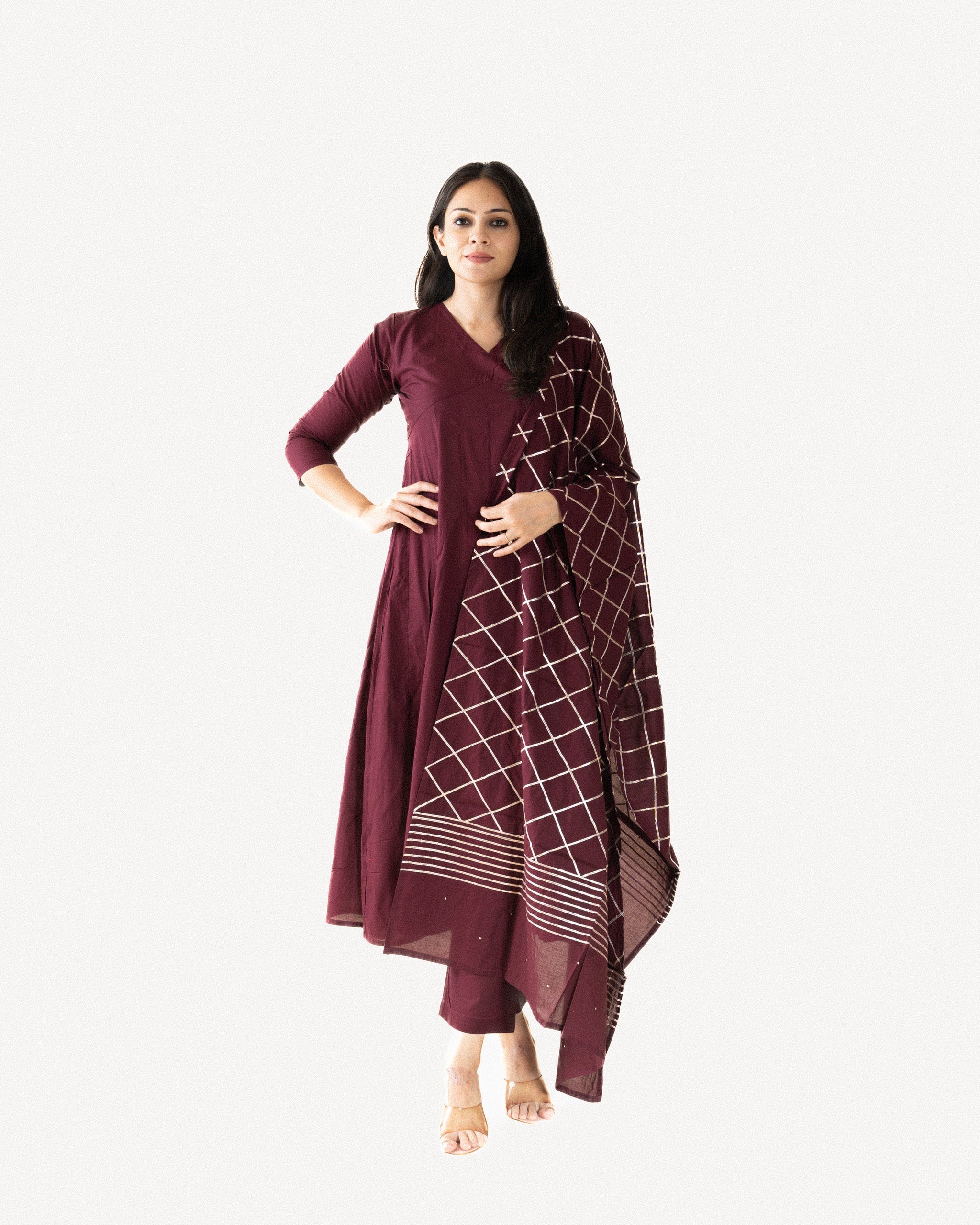 Zeenat • Anarkali, Pants & Dupatta