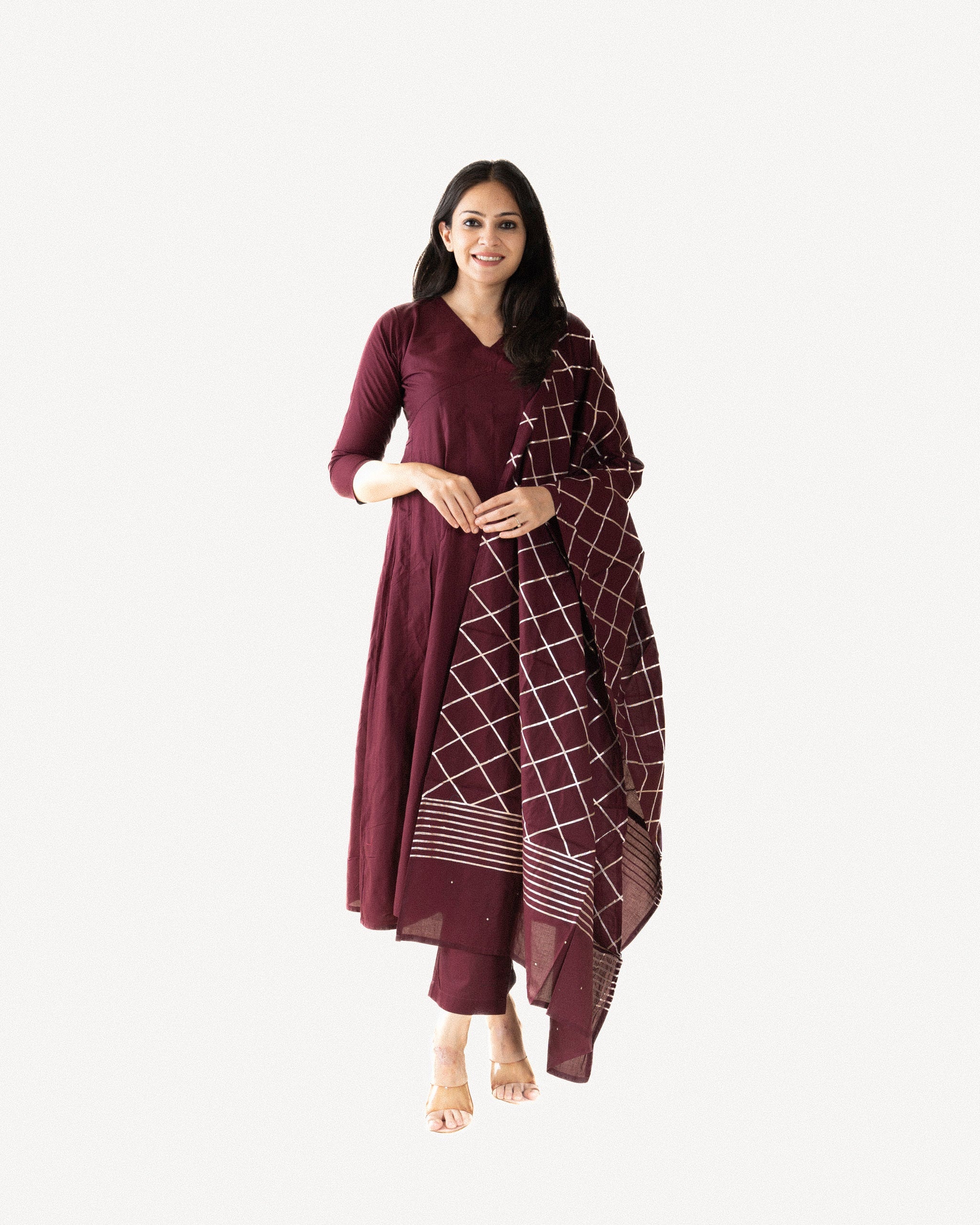 Zeenat • Anarkali, Pants & Dupatta