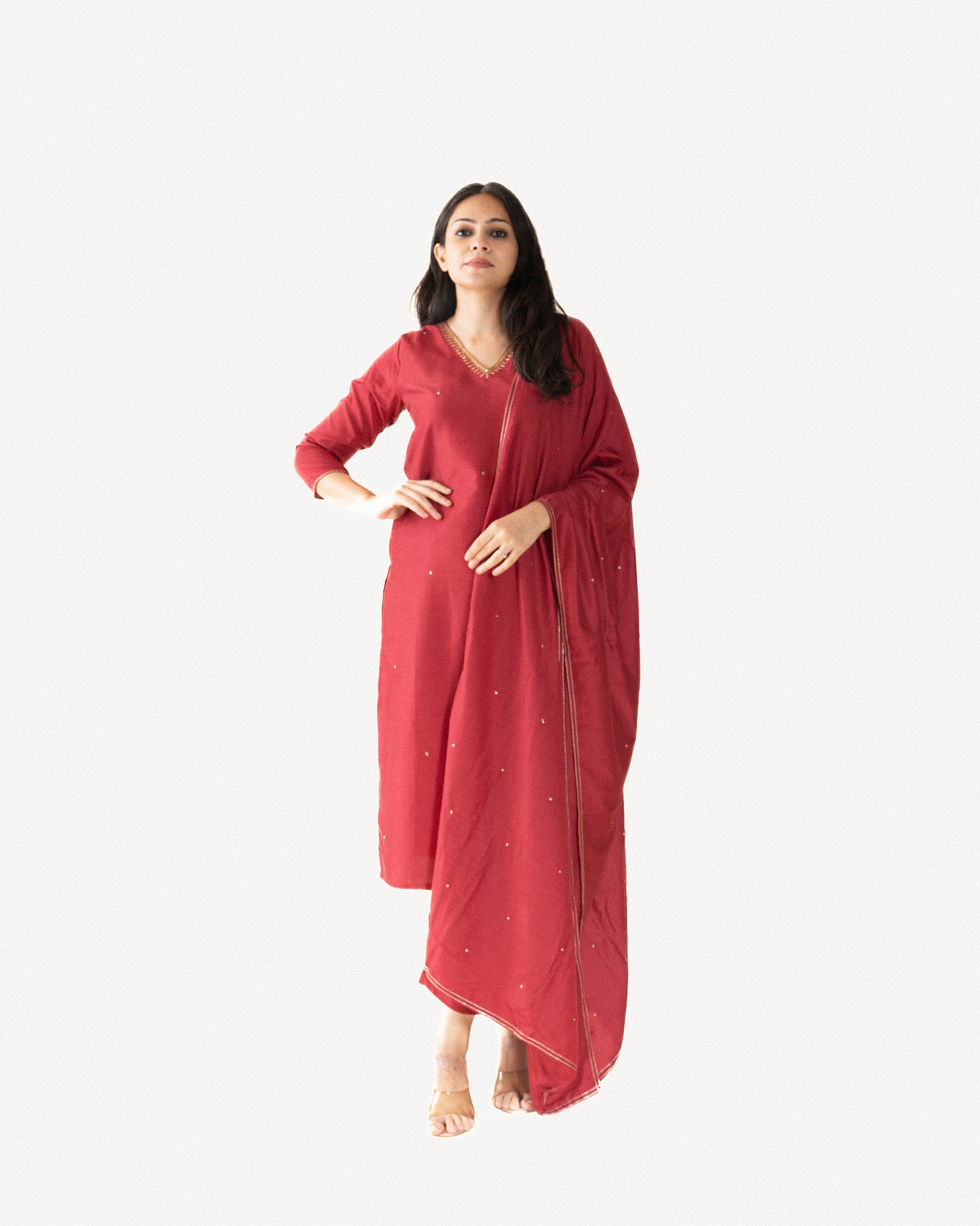 khair — kurta, pants & dupatta