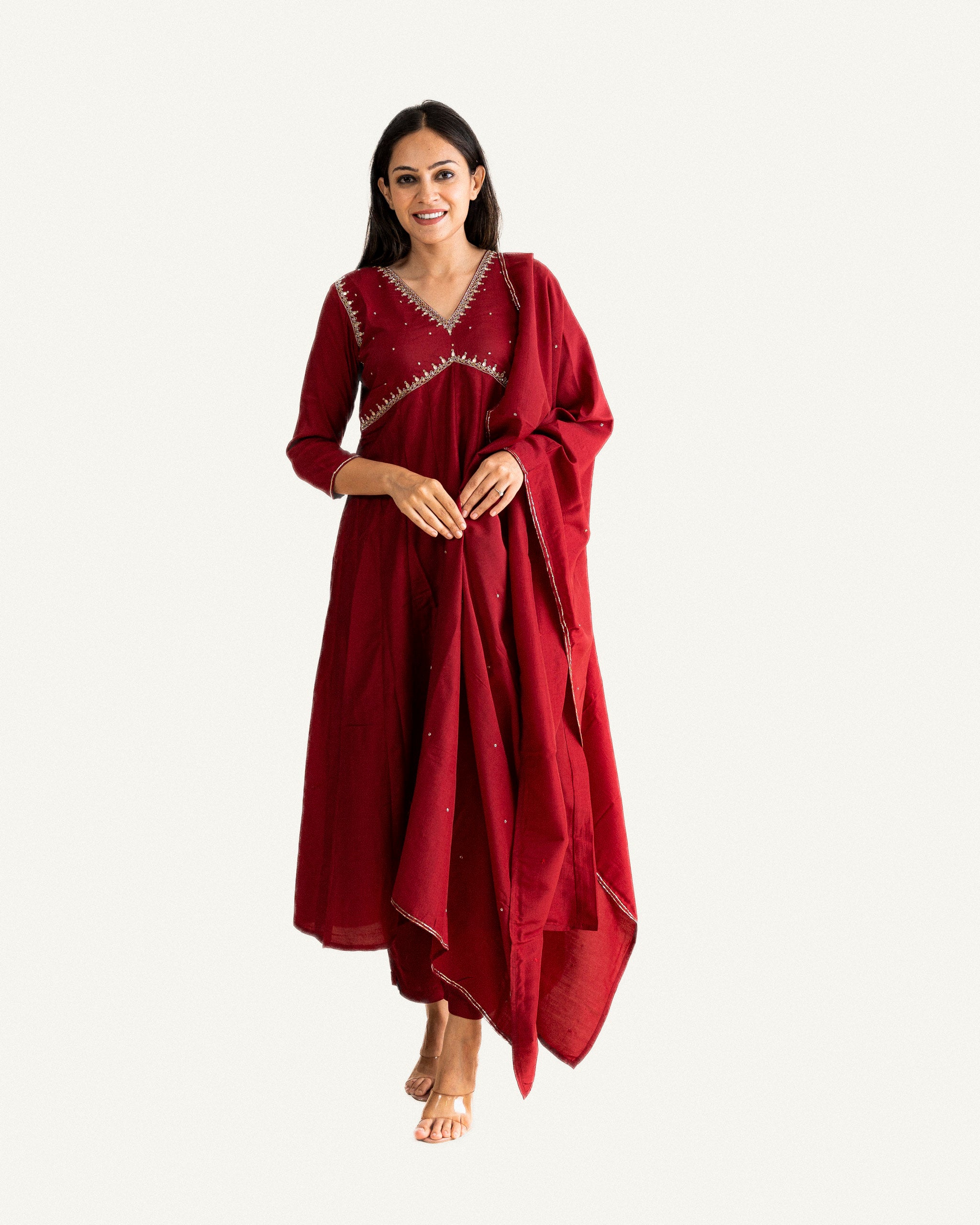 baisa — kurta, pants & dupatta