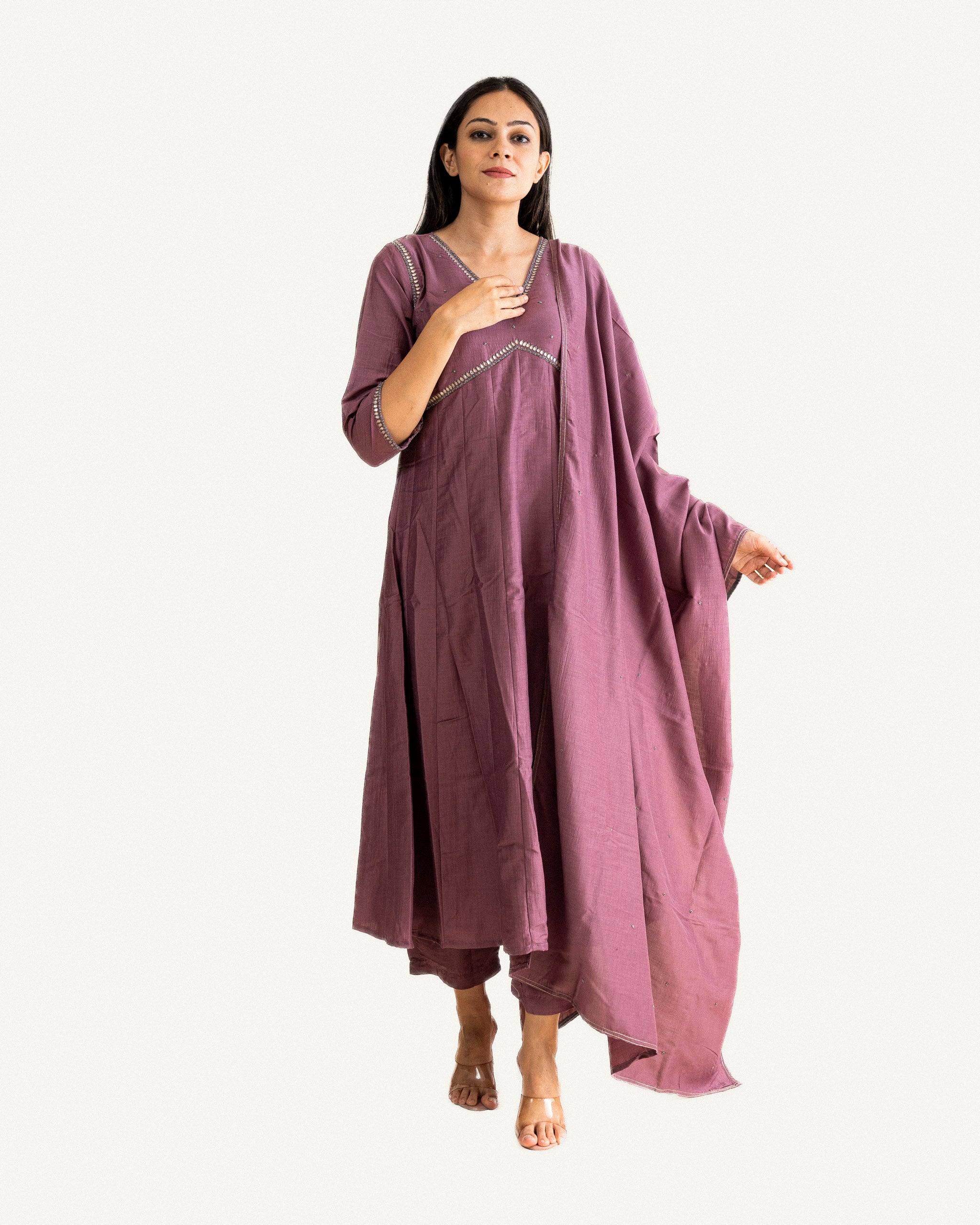 ikarar — kurta, pants & dupatta