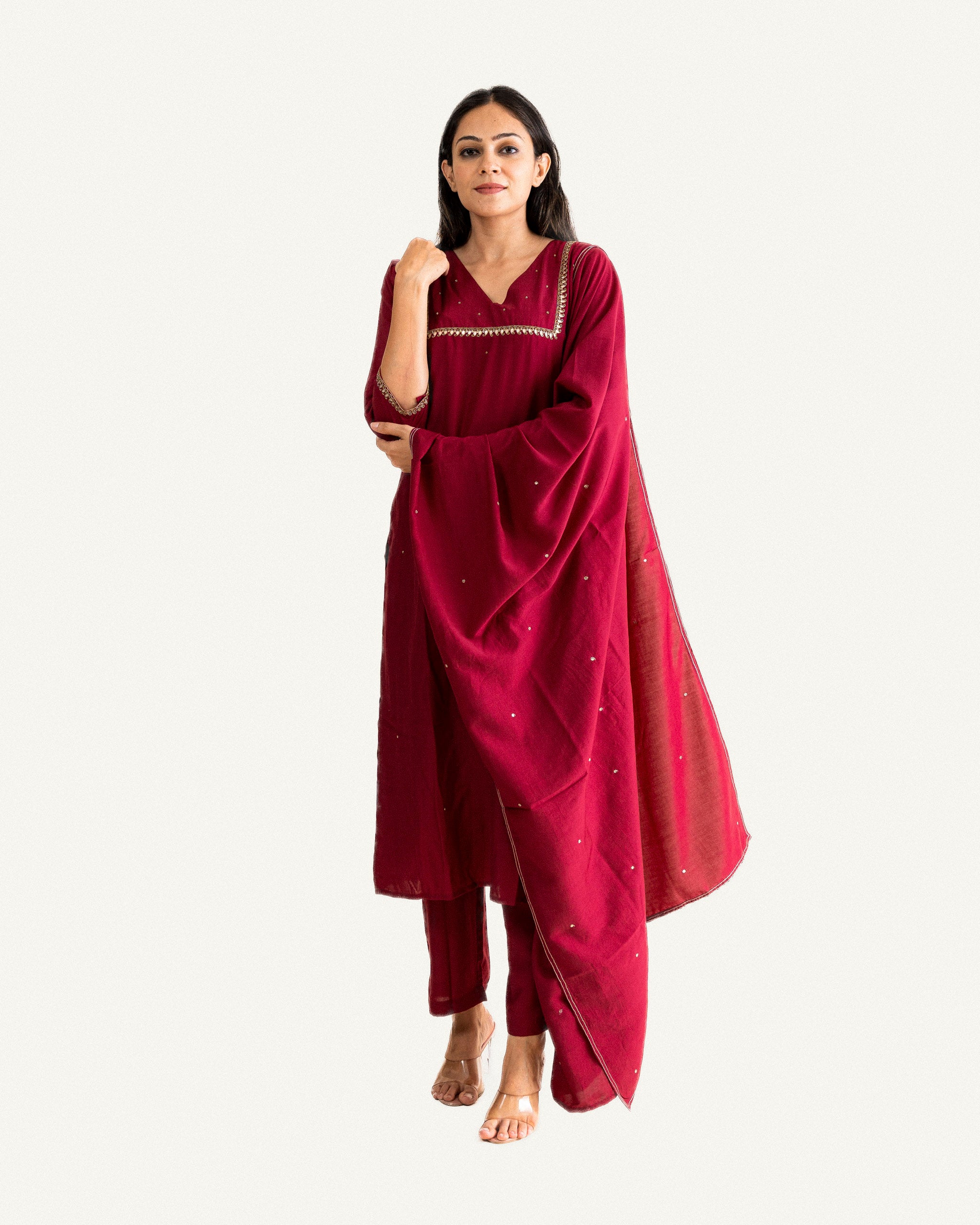 sajni — kurta, pants & dupatta