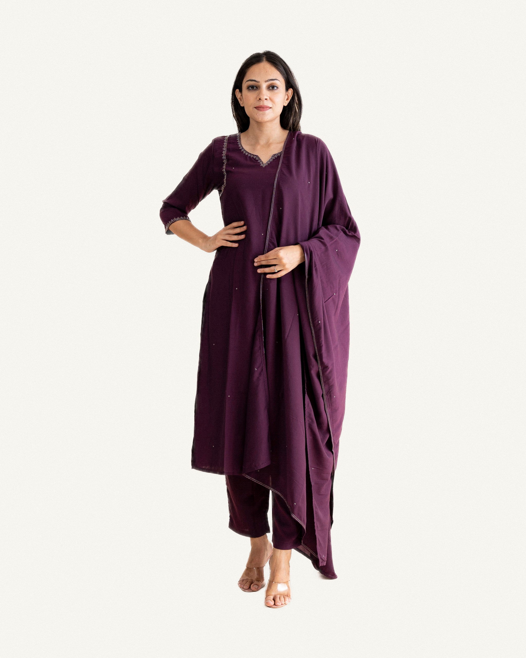 Yami • Kurta, Pants & Dupatta