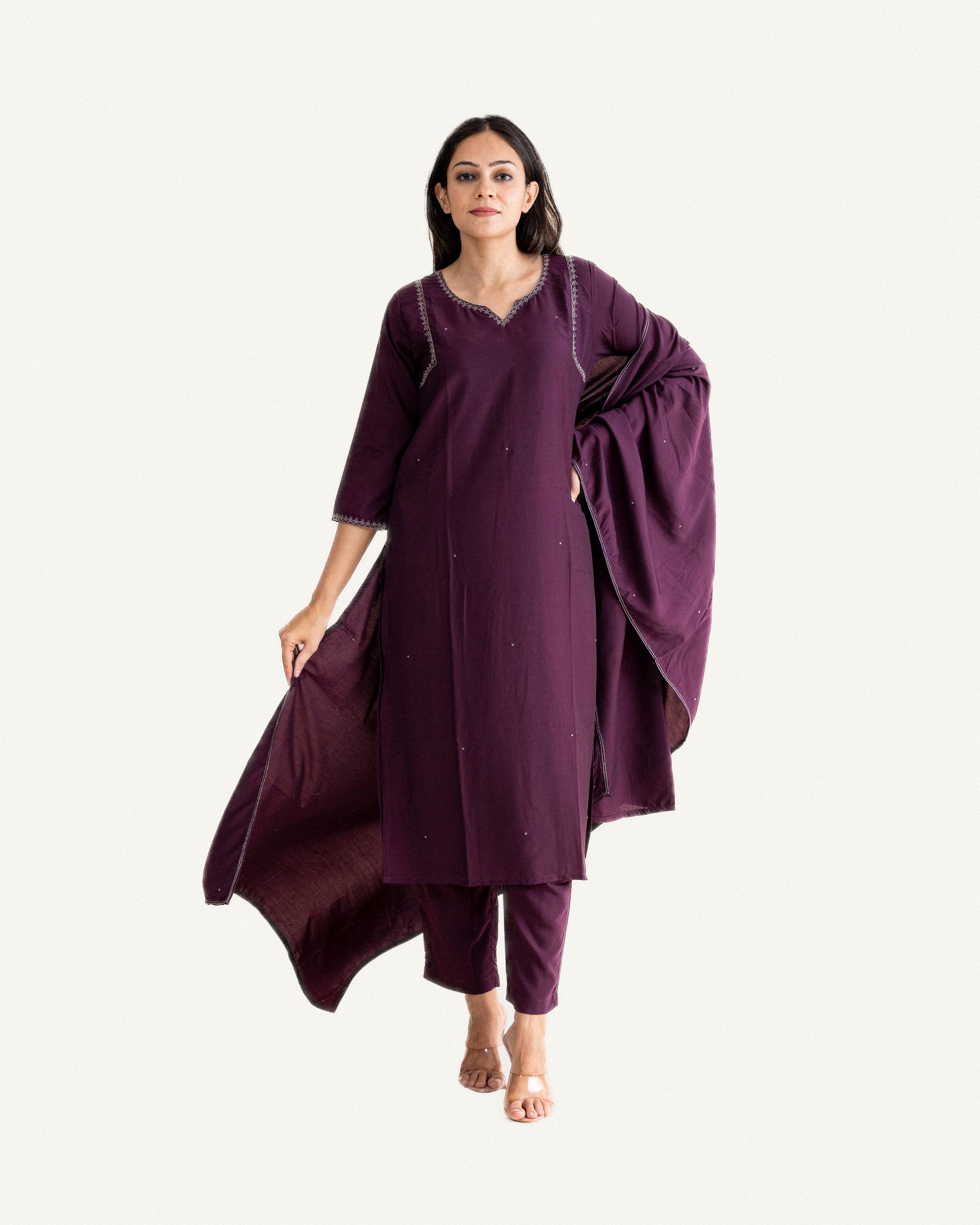 yami — kurta, pants & dupatta