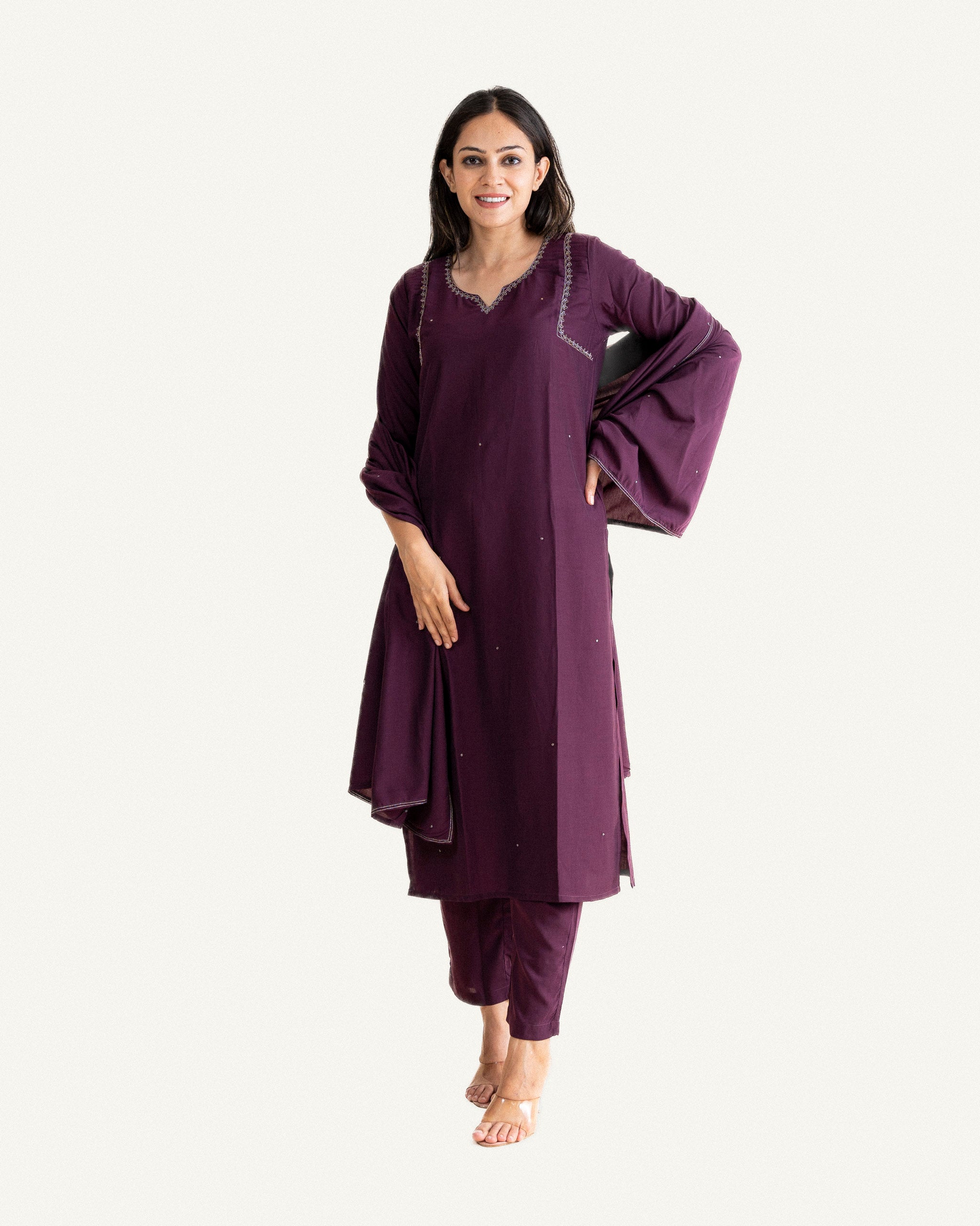 Yami • Kurta, Pants & Dupatta