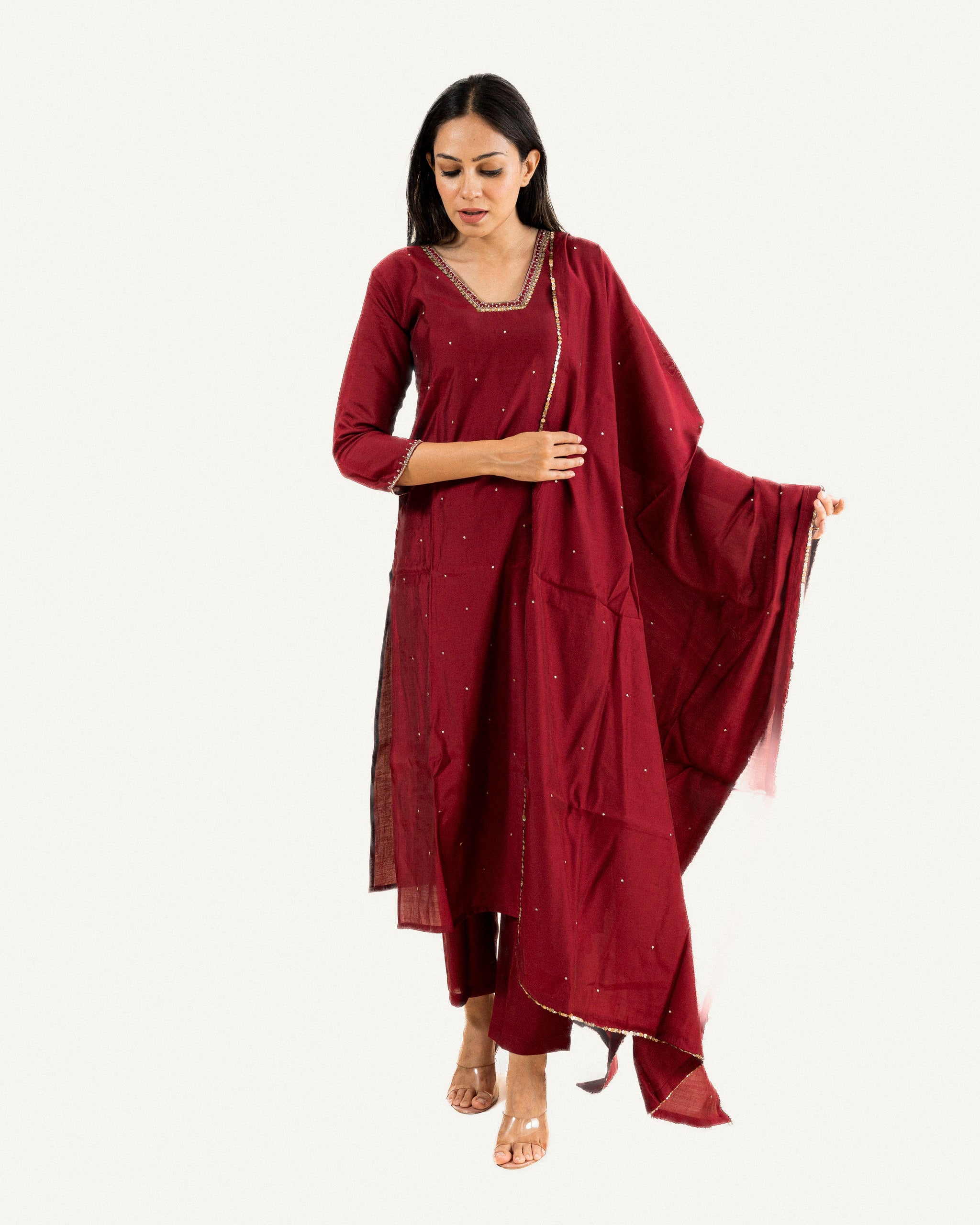 ada — kurta, pants & dupatta