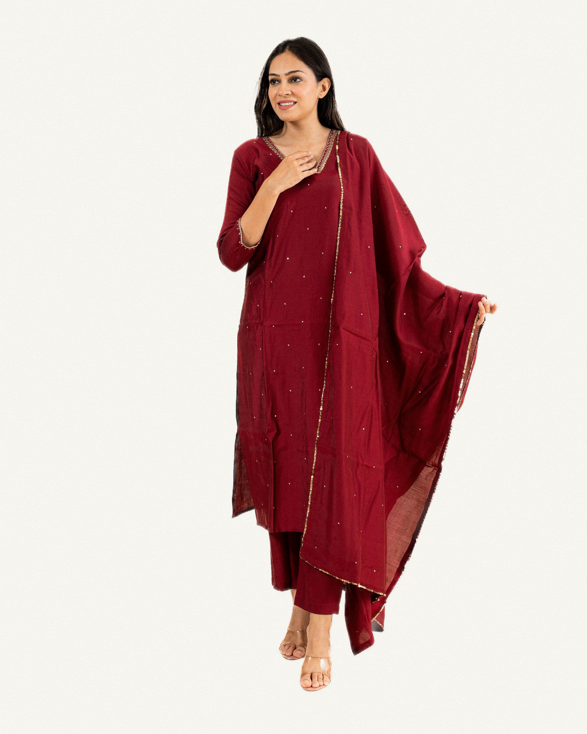 ada — kurta, pants & dupatta