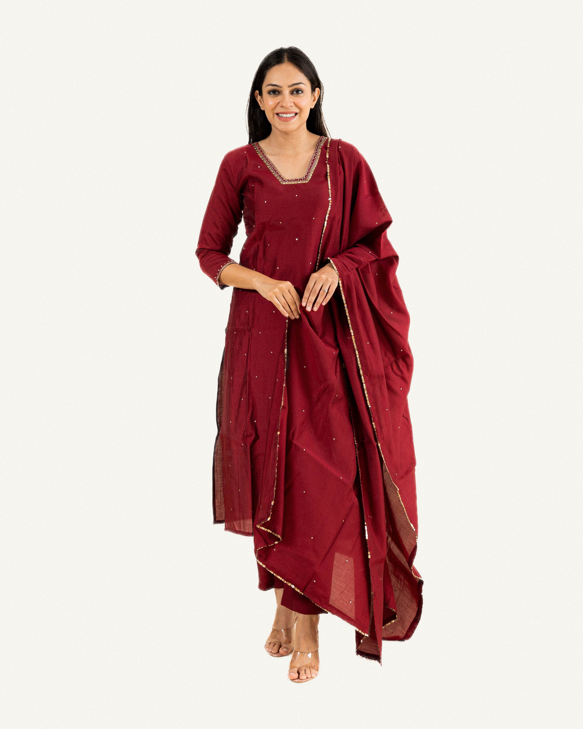 ada — kurta, pants & dupatta