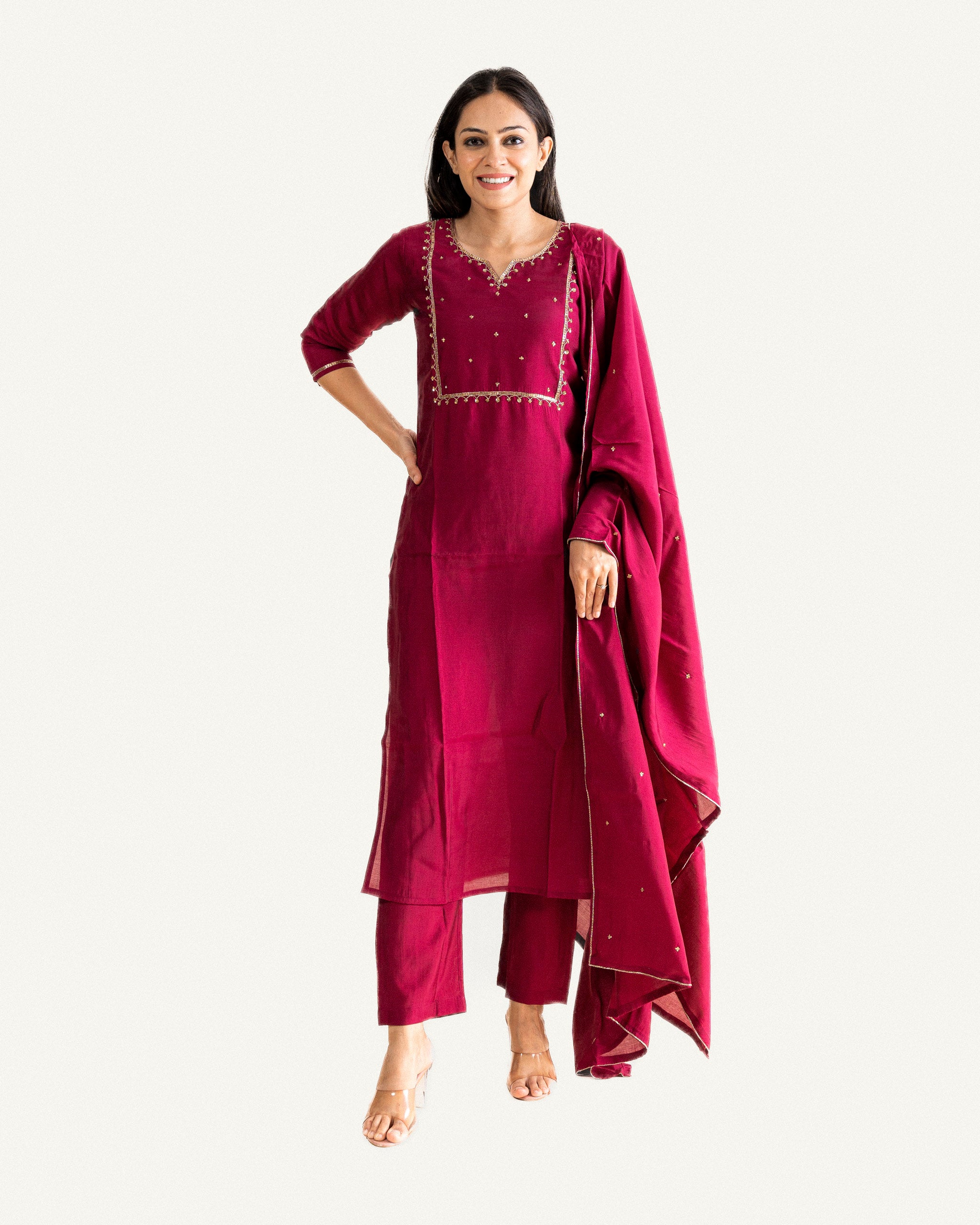 Antara • Kurta, Pants & Dupatta