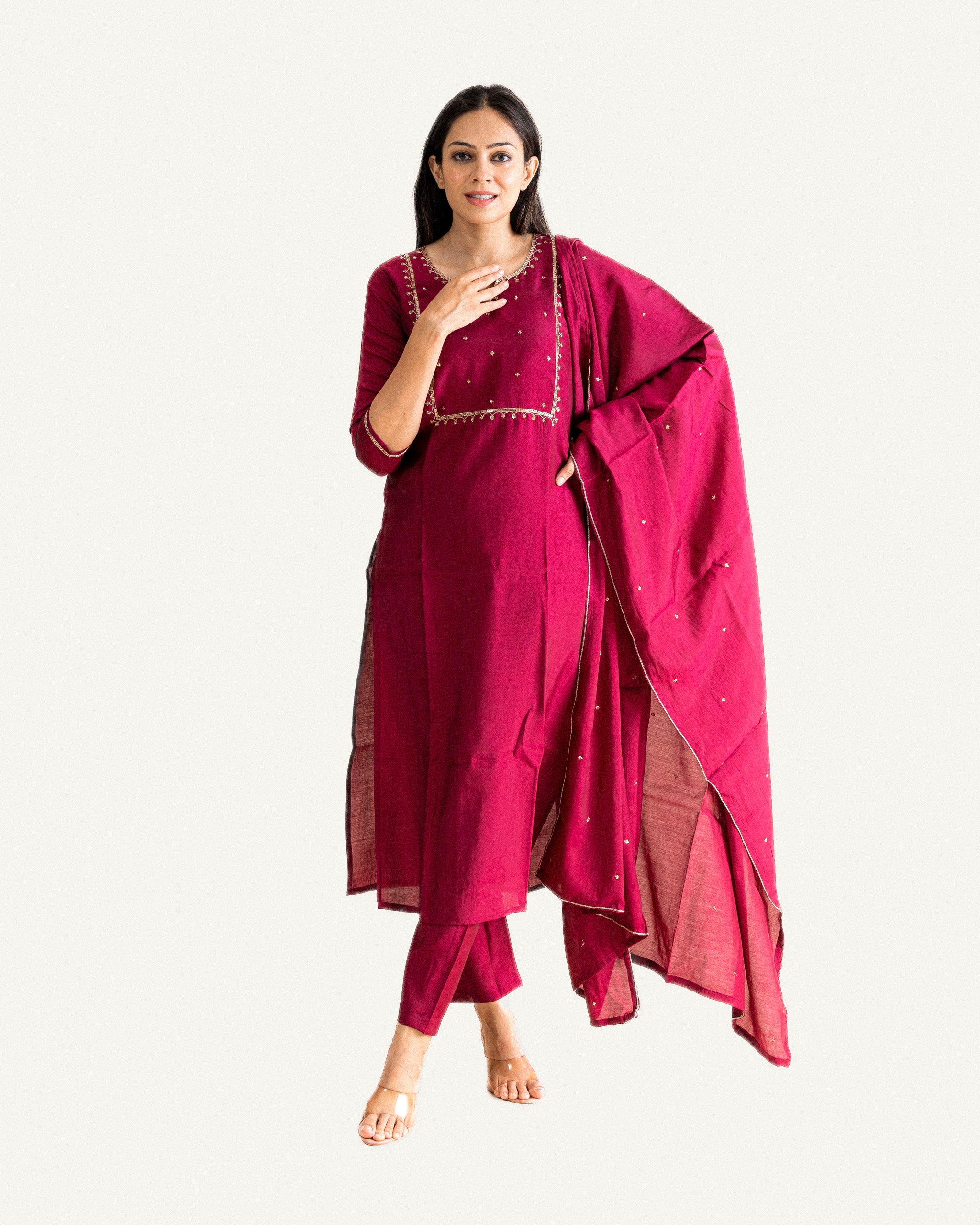 Antara • Kurta, Pants & Dupatta