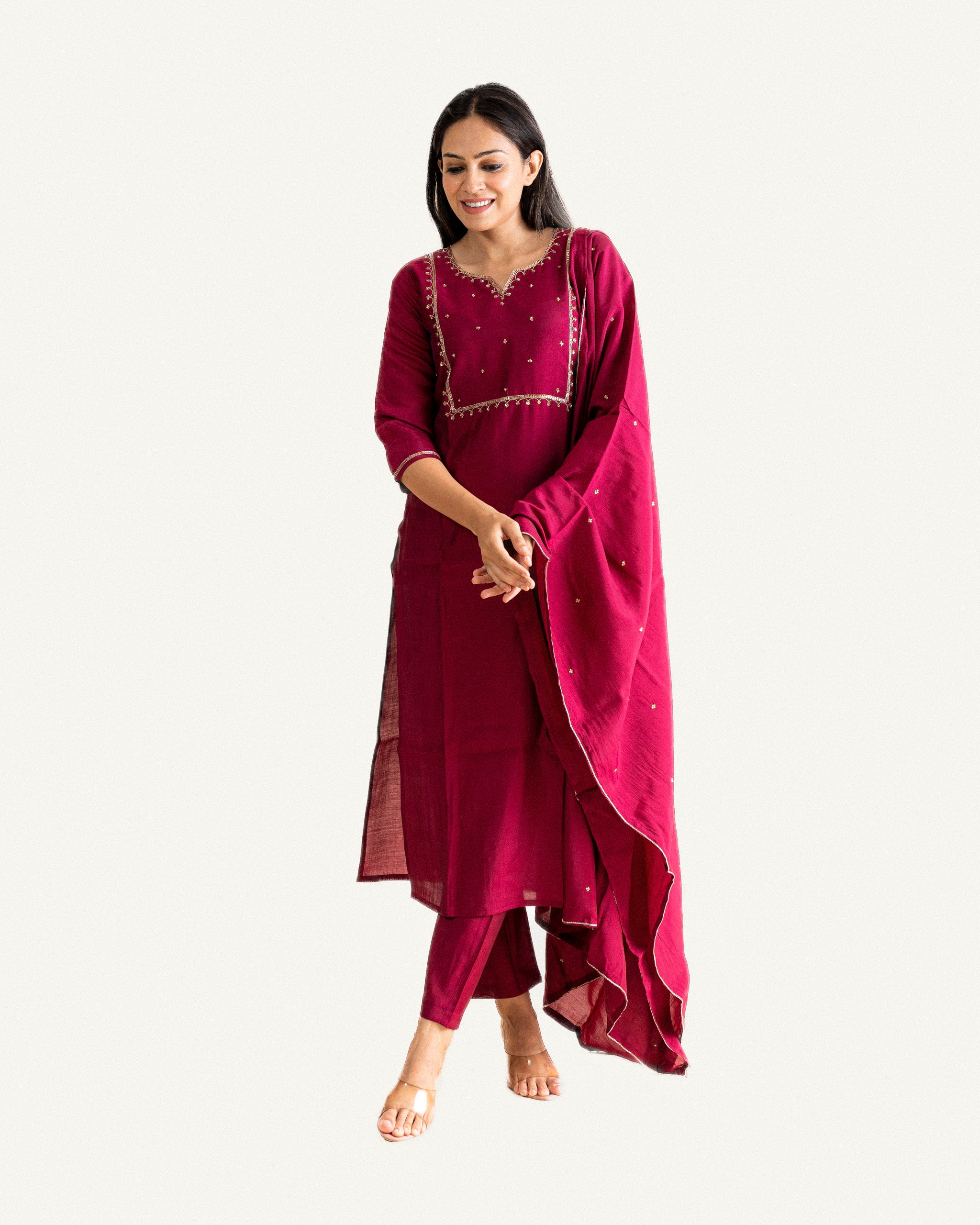 Antara • Kurta, Pants & Dupatta