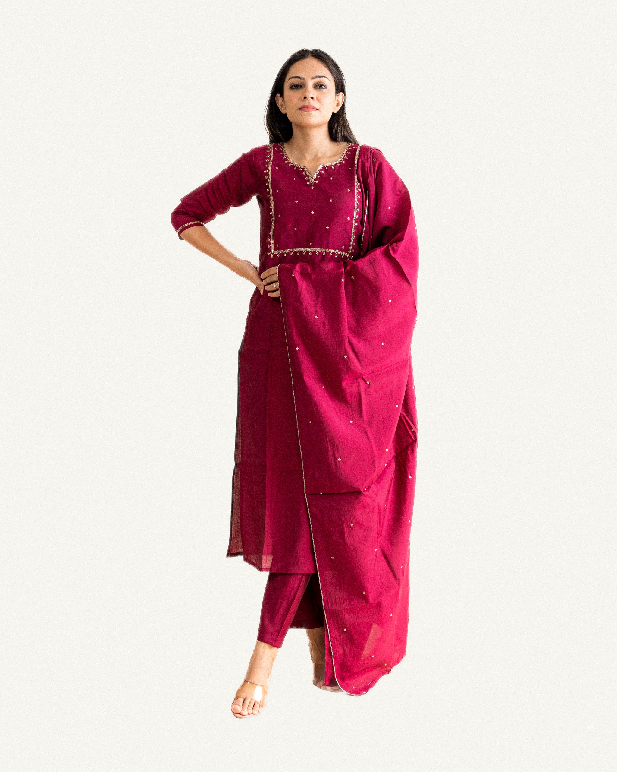 Antara • Kurta, Pants & Dupatta