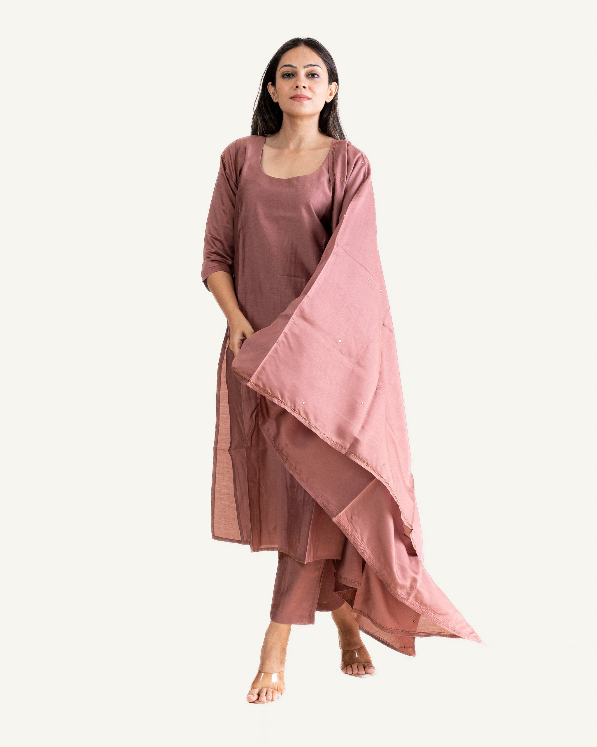 megha — kurta, pants & dupatta