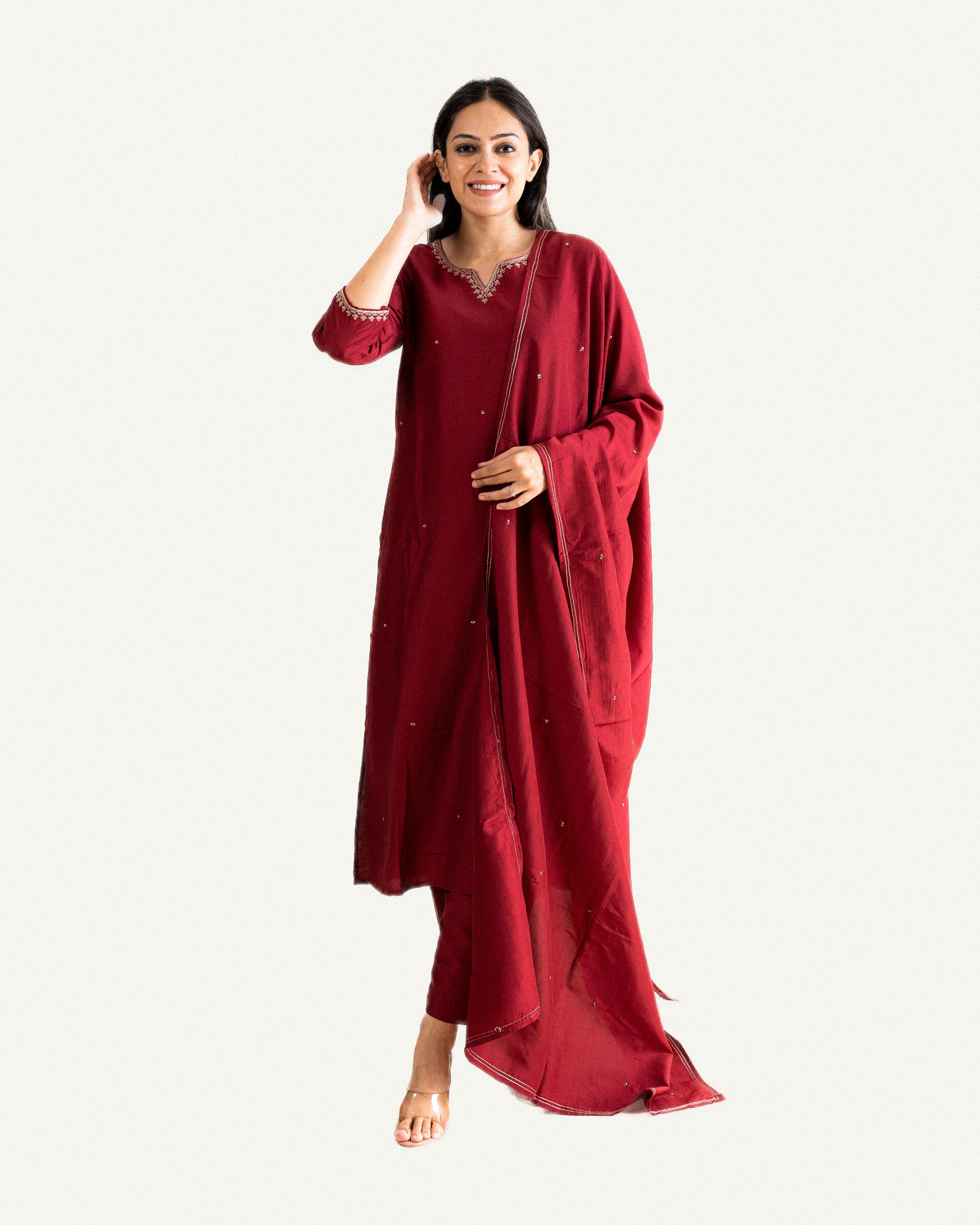 parvaiz — kurta, pants & dupatta