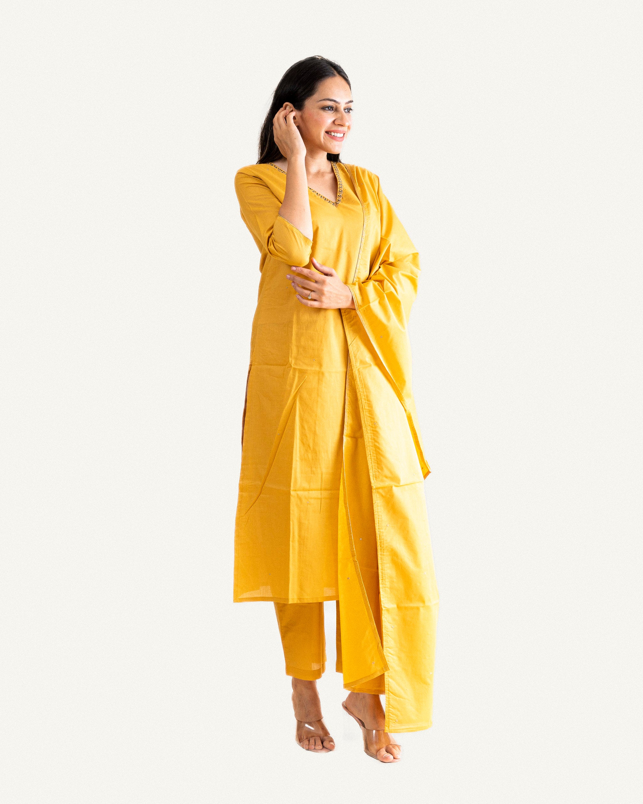 mirza — kurta, pants & dupatta