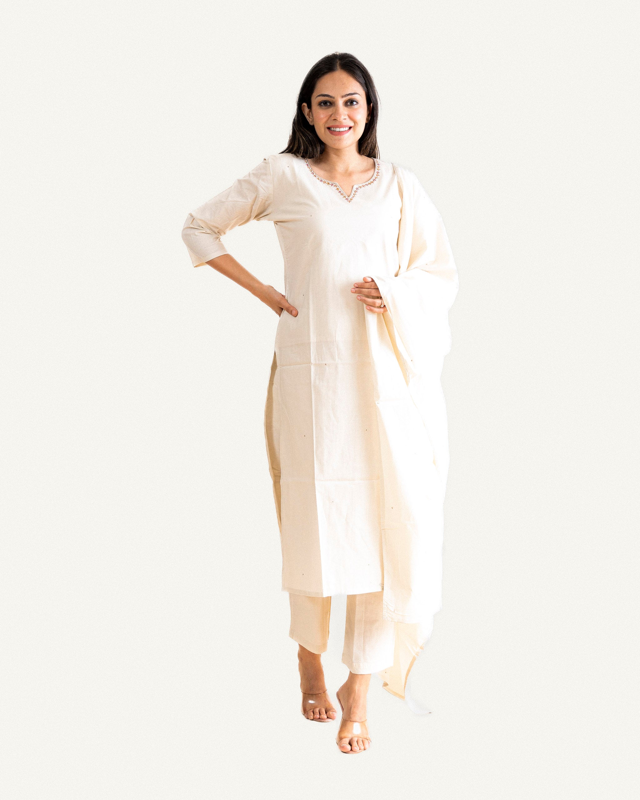 khaas — kurta, pants & dupatta