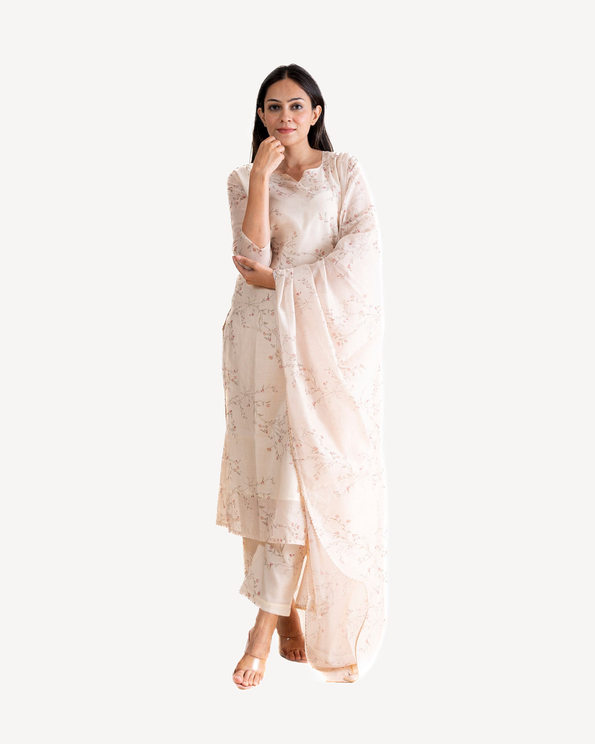 Aarohi • Kurta, Pants & Dupatta