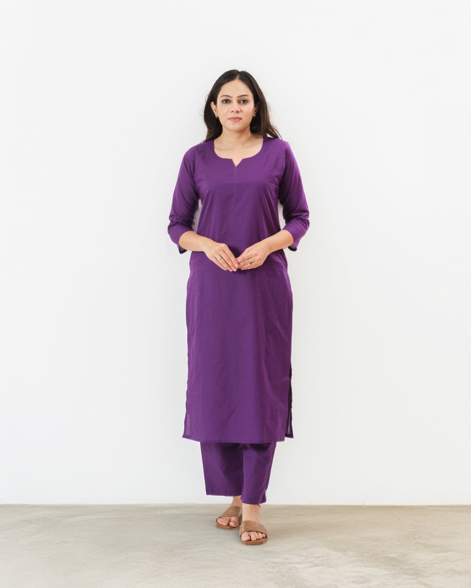 lilac — kurta & pants
